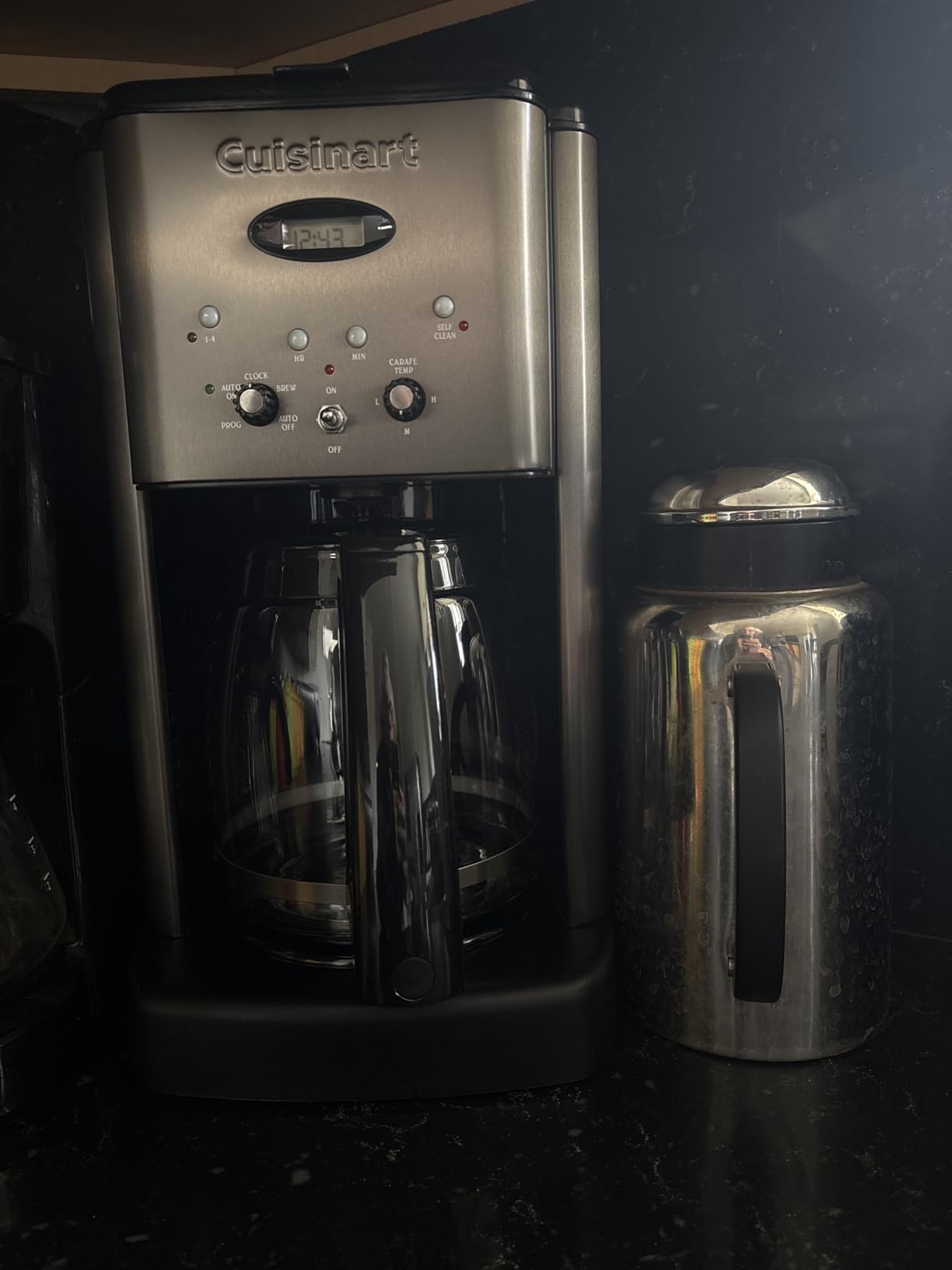 Cuisinart DCC-1200P1 Brew Central 12-Cup Programmable Coffeemaker Coffee Maker, Carafe, Brushed Chrome customer photo 1