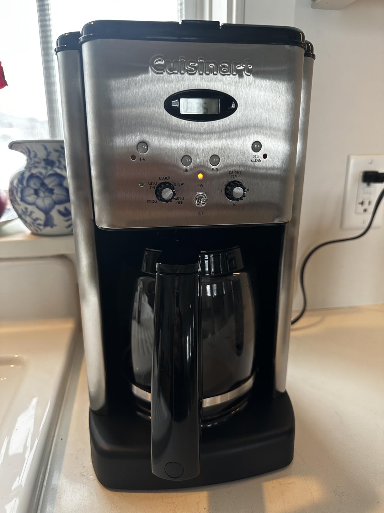 Cuisinart DCC-1200P1 Brew Central 12-Cup Programmable Coffeemaker Coffee Maker, Carafe, Brushed Chrome customer photo 2