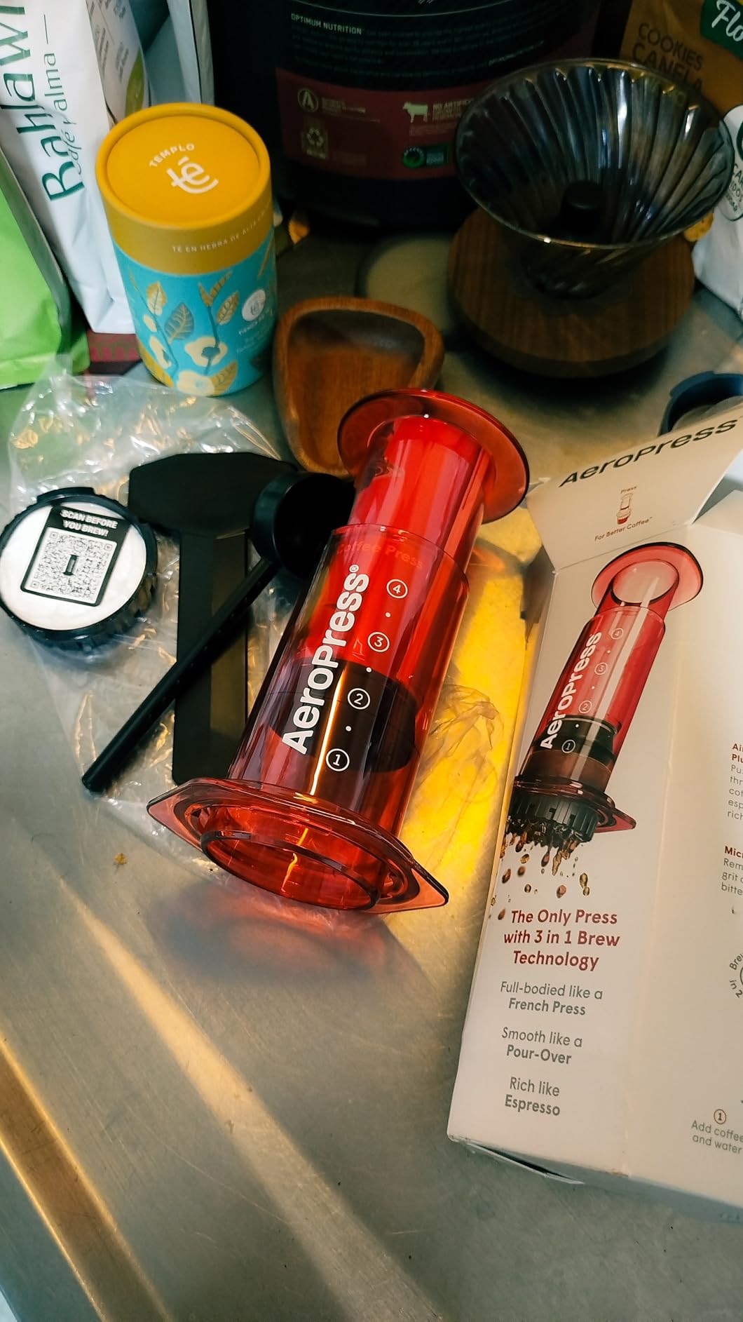 AeroPress Original Coffee Press, French Press, Pour-Over & Espresso Style customer photo 1