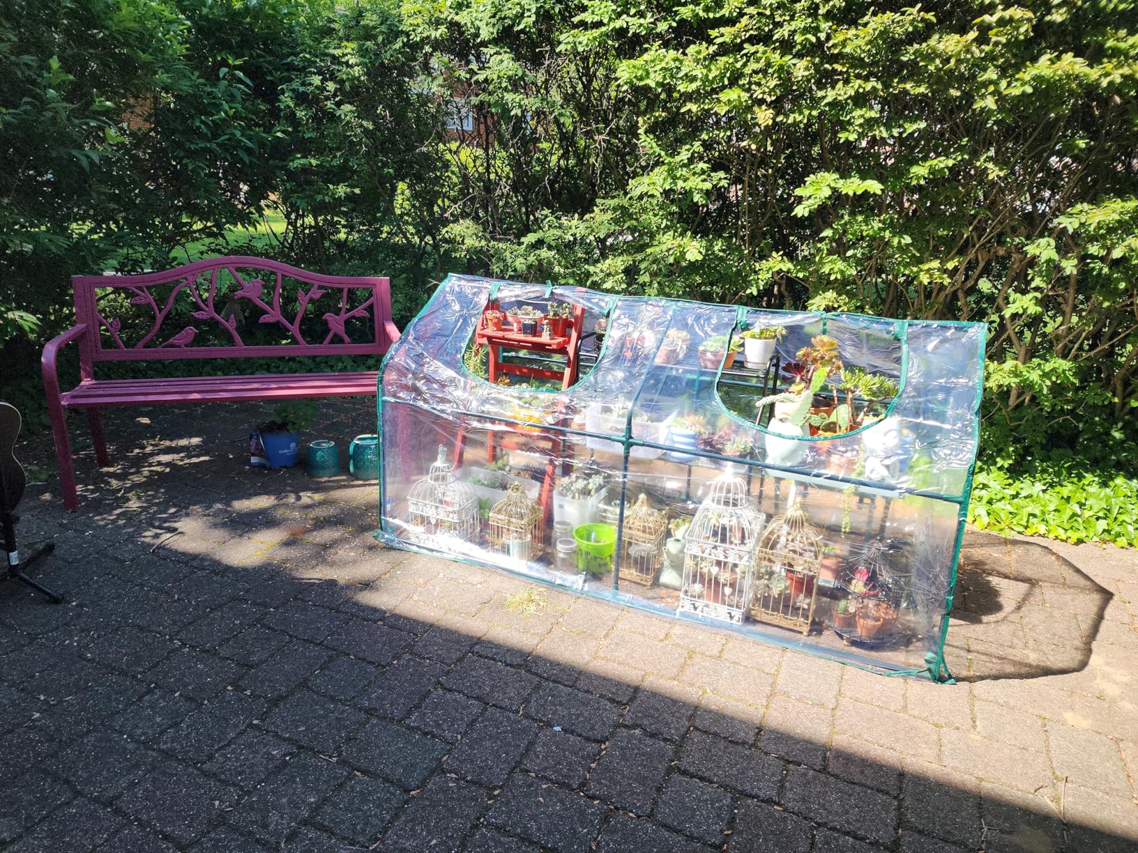 Quictent Mini Greenhouse, Portable Quick-Setup Small Tabletop Waterproof UV Protected PVC Cover Shelter for Outdoors/Indoors, 71