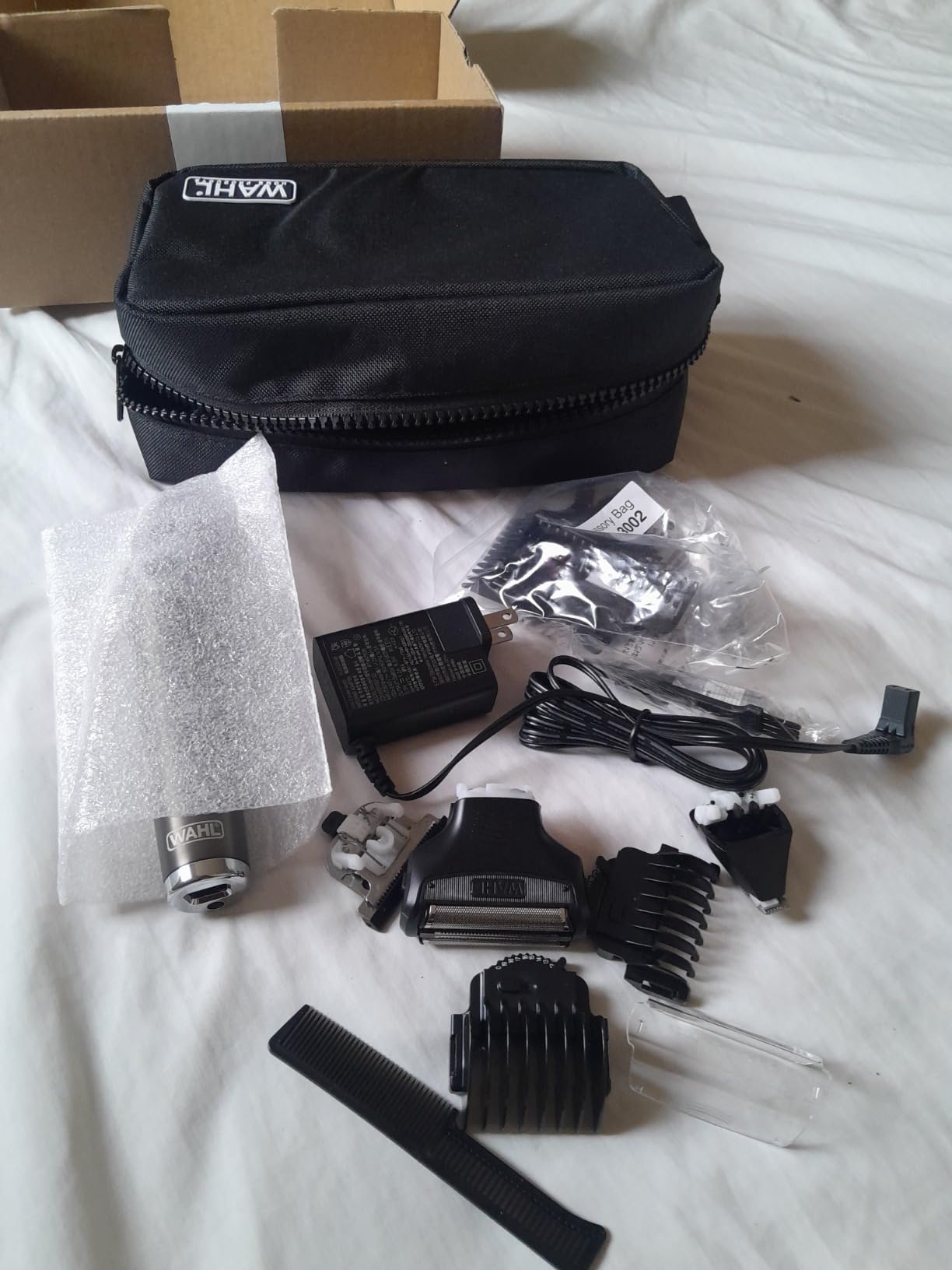 WAHL USA Stainless Steel Lithium Ion 2.0+ Slate Beard Trimmer for Men - Electric Shaver, Nose Ear Trimmer, Rechargeable All in One Men's Grooming Kit - Model 9864 customer photo 2