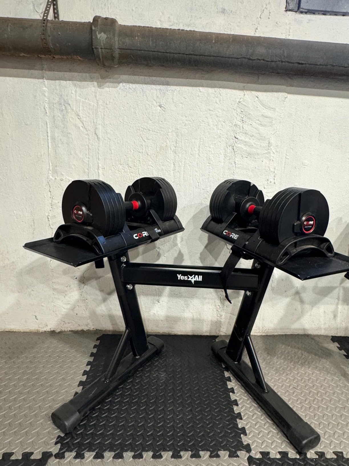 Core Fitness® Adjustable Dumbbell Weight Set by Affordable Dumbbells customer photo 1