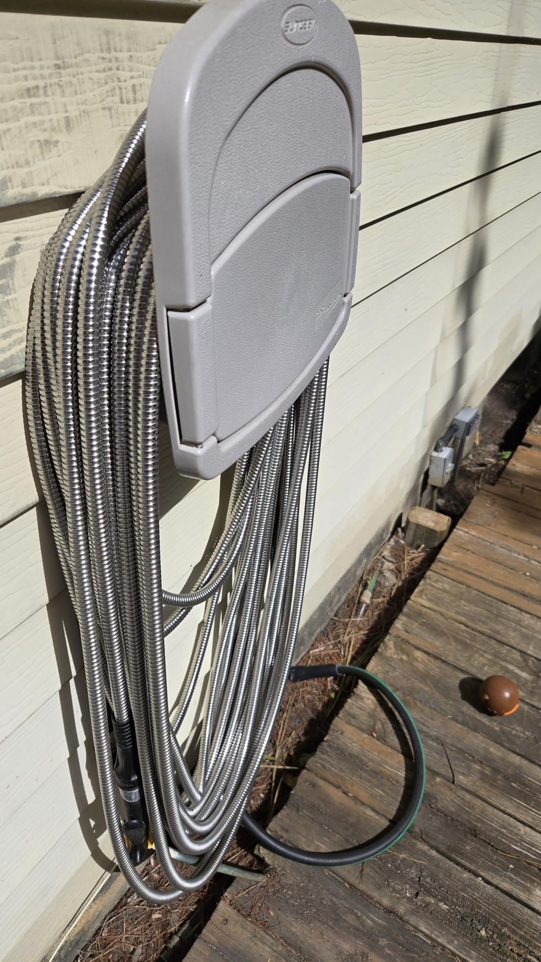 BIONIC STEEL 100 Ft Metal Garden Hose with Sprayer Nozzle customer photo 2