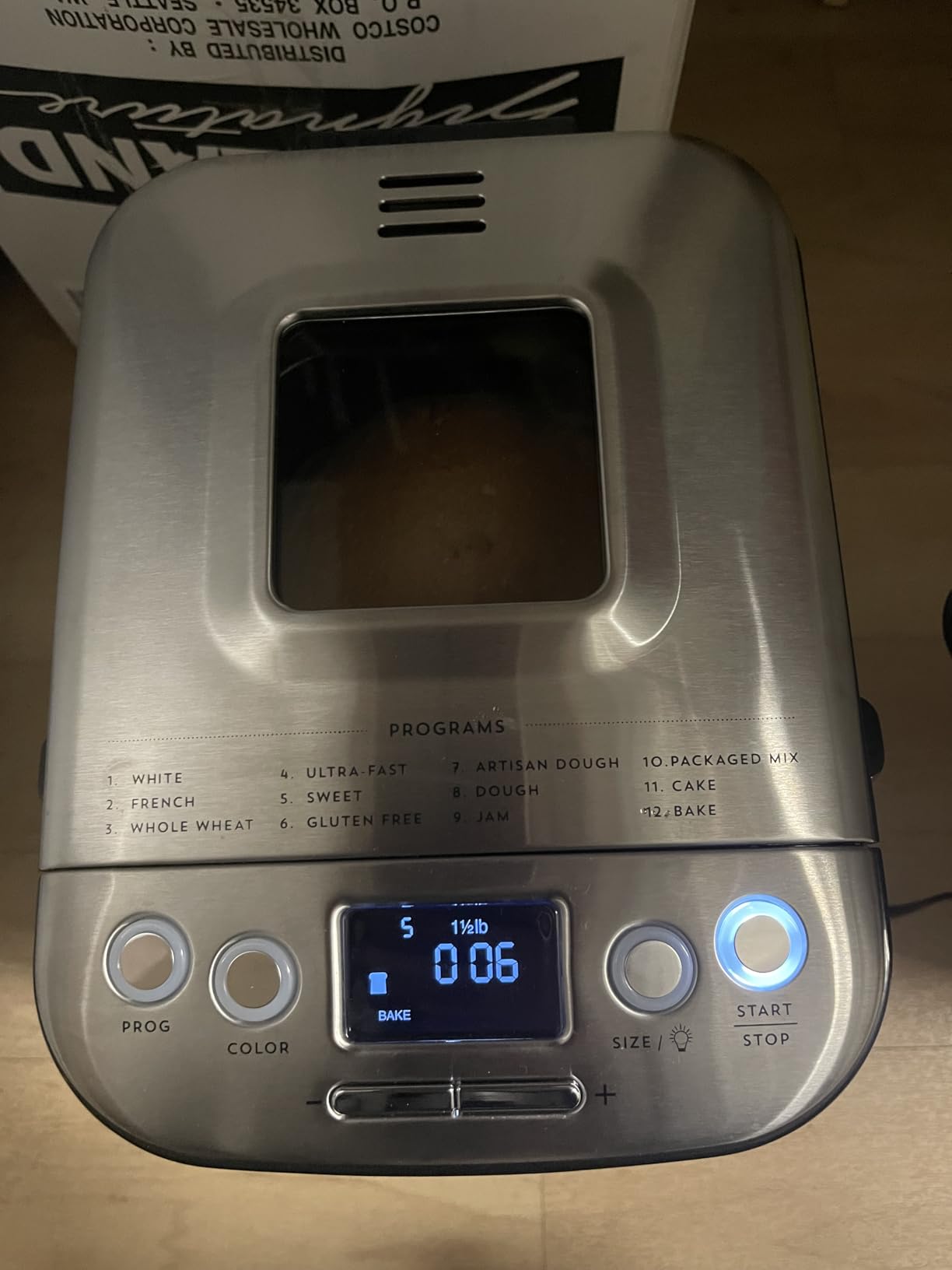 Cuisinart Bread Maker Machine, Stainless Steel, 12 Programs, Up to 2 lbs customer photo 2