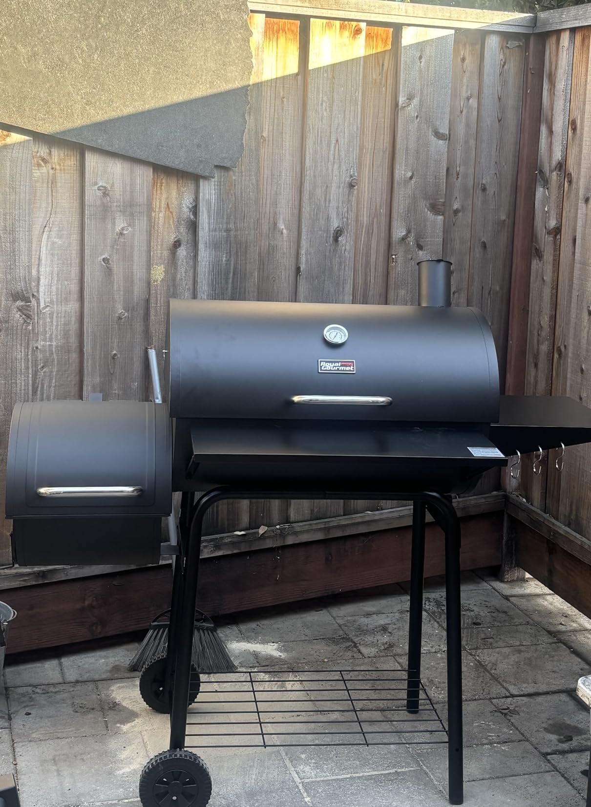 Royal Gourmet CC1830S BBQ Charcoal Grill and Offset Smoker, Outdoor Camping customer photo 2