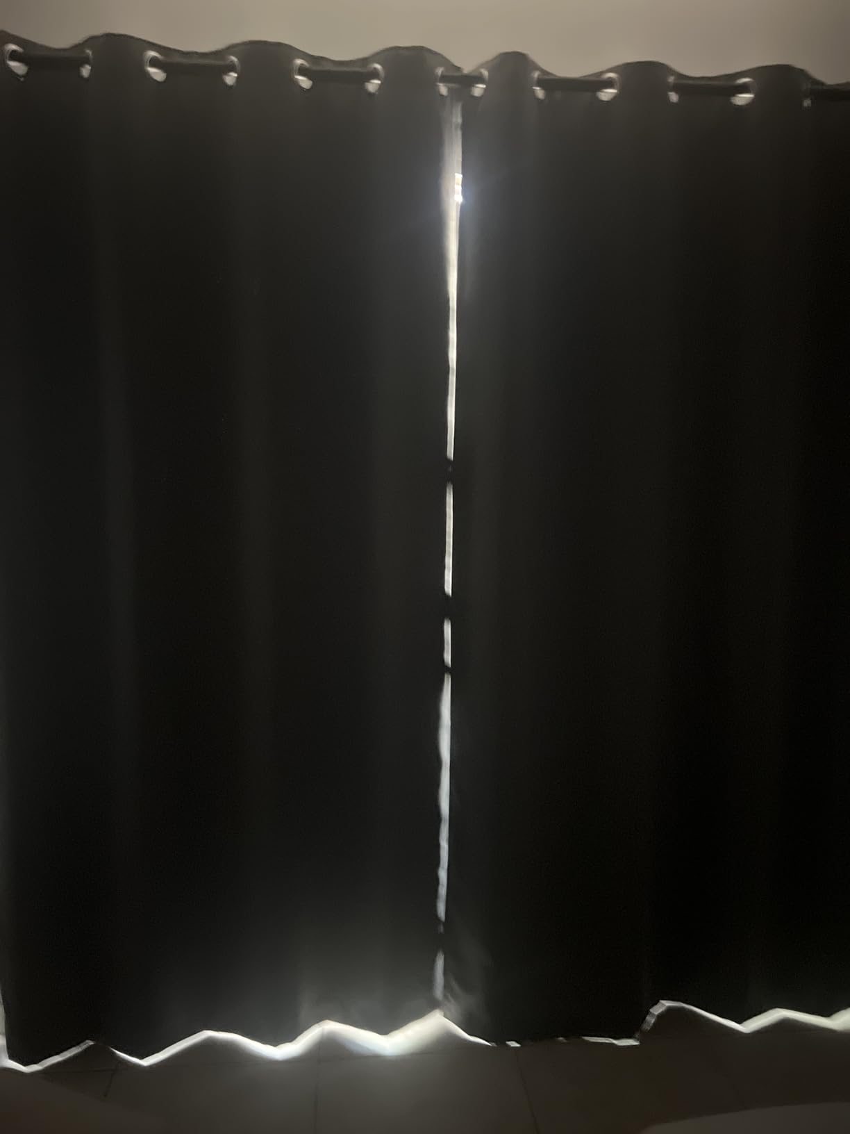 Yakamok Grey 100% Blackout Curtain Panels 84 inches, 52