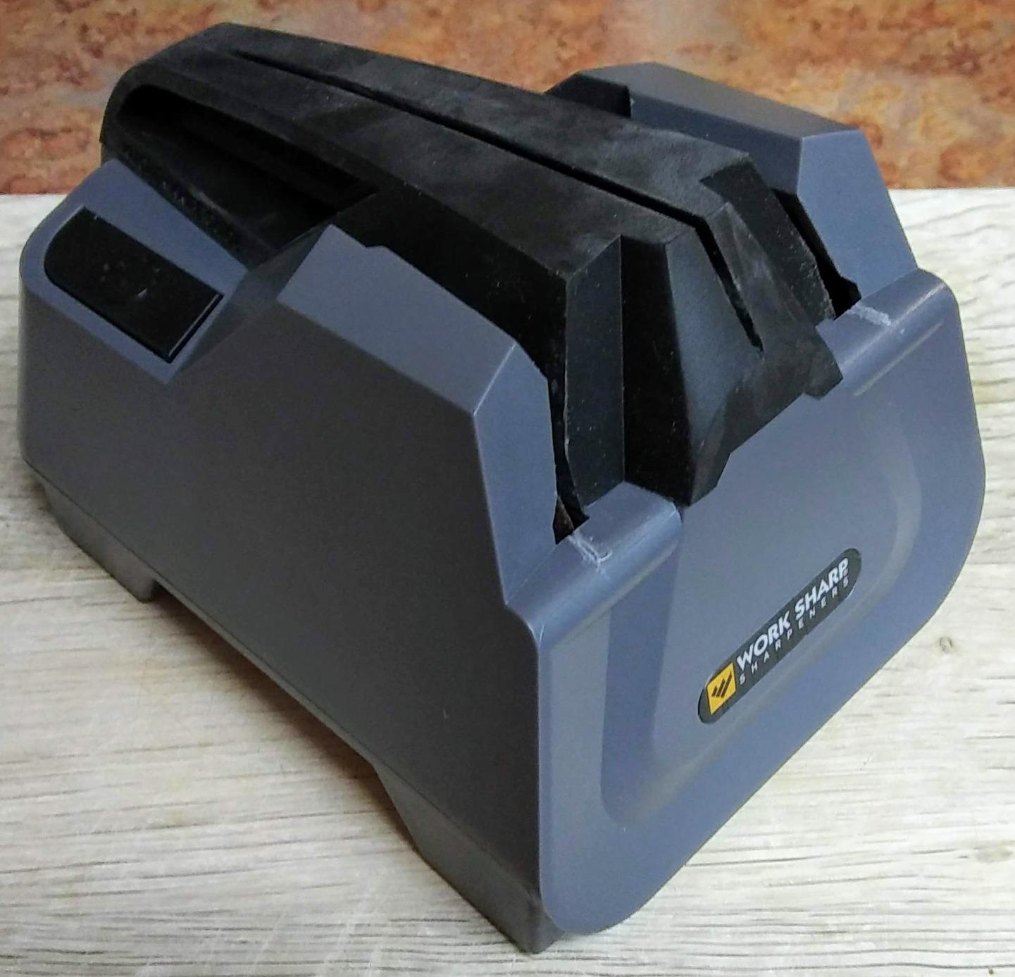 Work Sharp Electric Kitchen Knife Sharpener - Get knives ready for cookouts and BBQ's- Fits in Kitchen Drawer, Sharpens every time, fast & easy customer photo 2