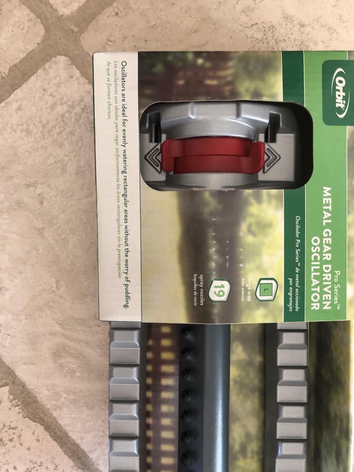 Orbit 56281 Oscillating Water Sprinkler for Lawn and Garden with Metal Base and Custom Pattern Dial (Waters up to 4,000 Square Feet) customer photo 2