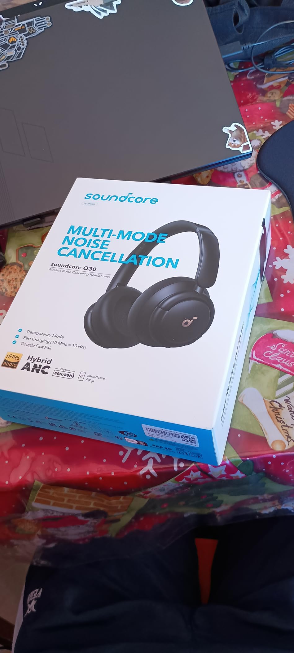 Soundcore by Anker Q30 Hybrid Active Noise Cancelling Headphones, Black customer photo 2