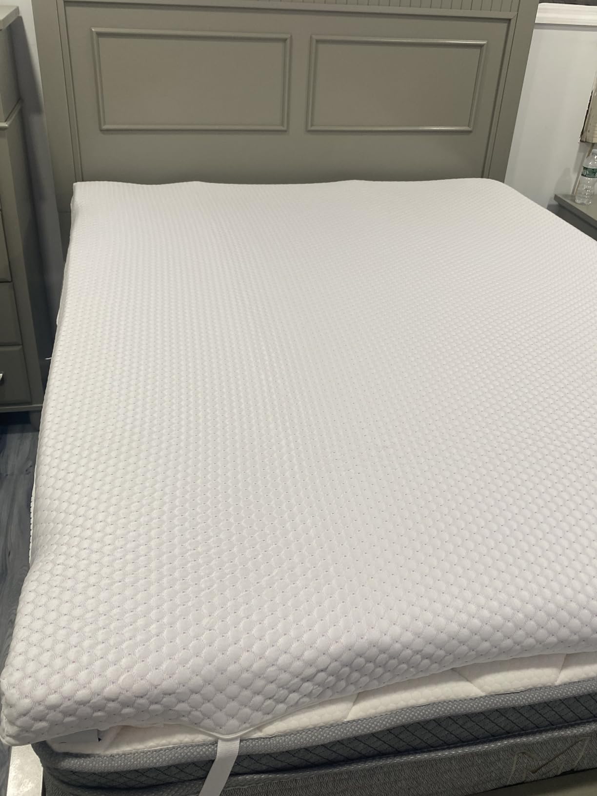 PERLECARE Queen Mattress Topper, 3 Inch Gel Memory Foam Mattress Topper for Pressure Relief, Premium Soft Cooling Sleep, Non-Slip Design with Removable & Washable Cover, Oeko-Tex Certified customer photo 2