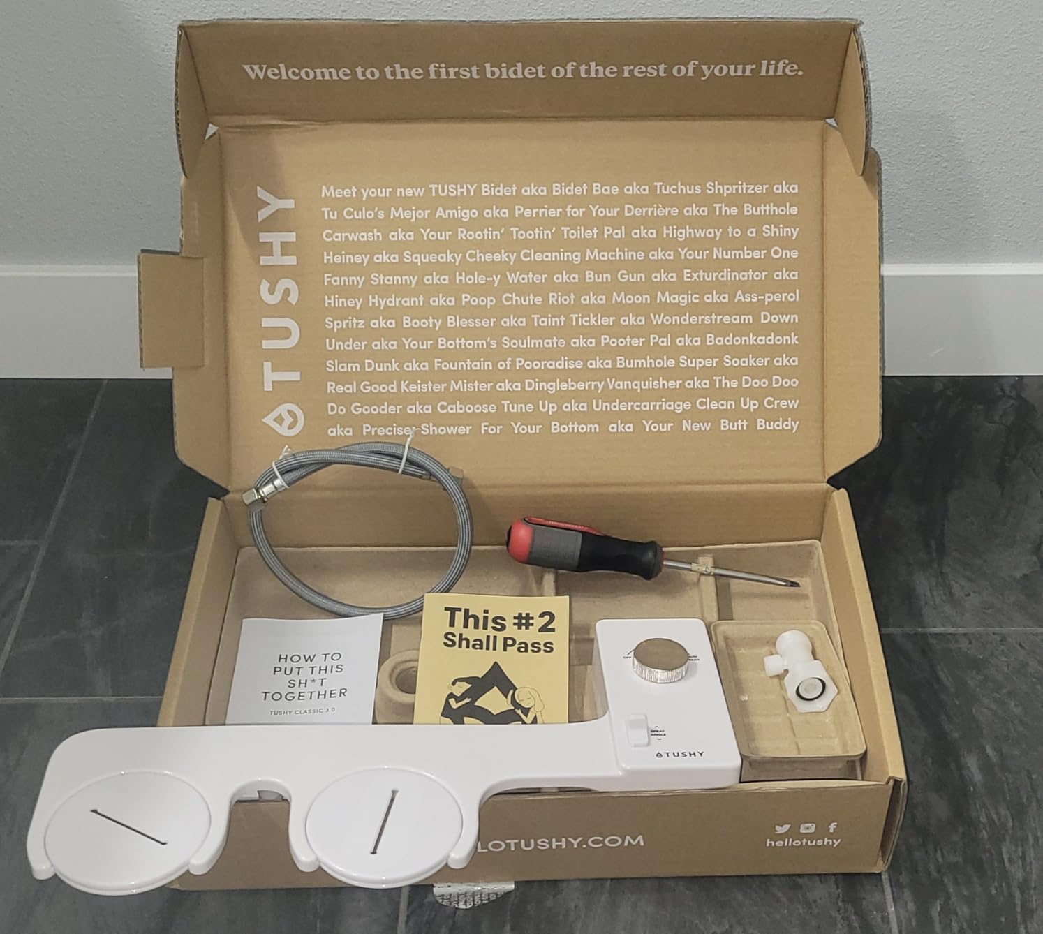 TUSHY Classic 3.0 Bidet Toilet Seat Attachment - a Non-Electric Self Cleaning Water Sprayer with Adjustable Water Pressure Nozzle, Angle Control & Easy Home Installation (Brushed Nickel) customer photo 2