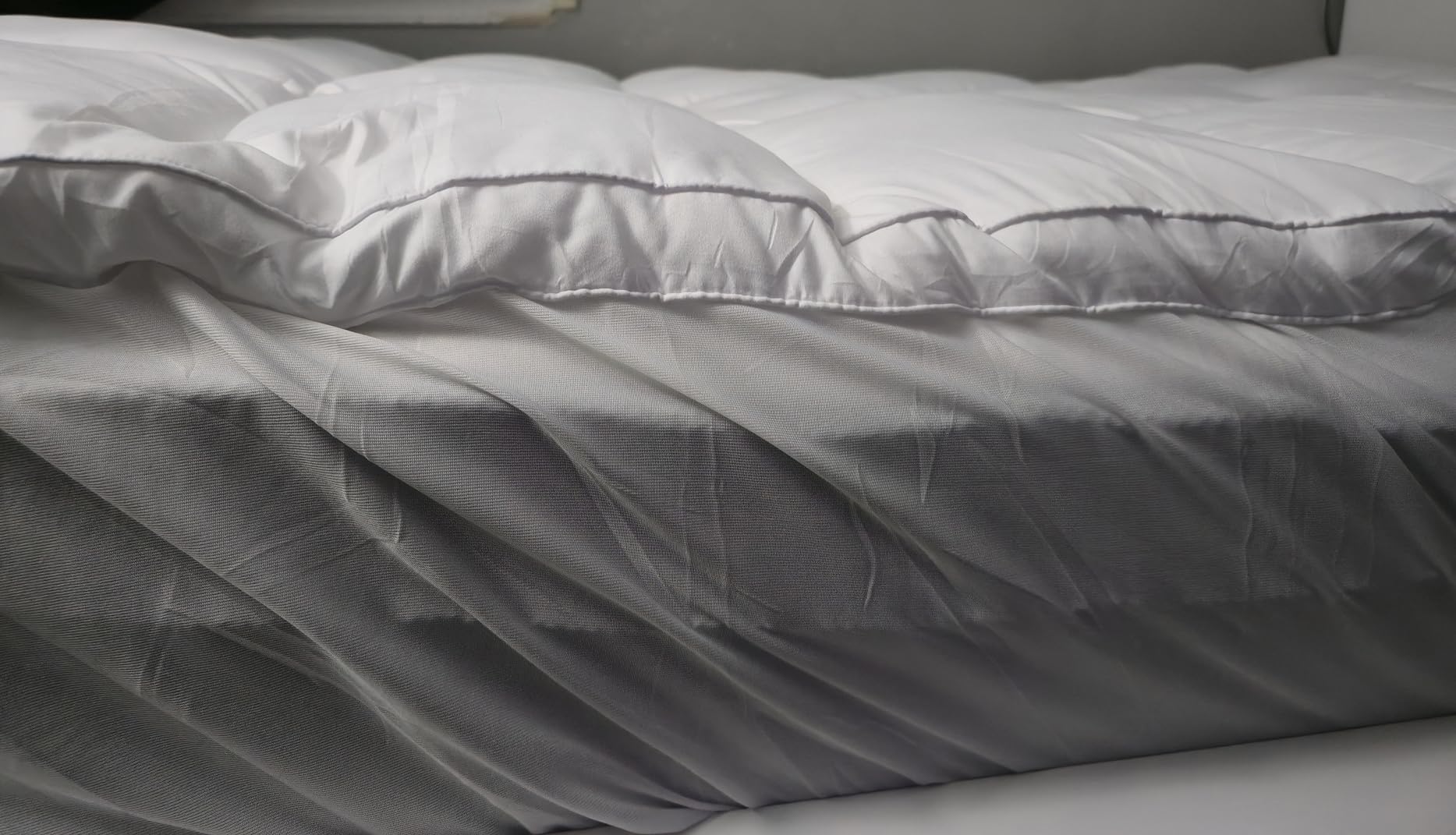 ELEMUSE Queen Mattress Topper, Extra Thick Pillow Top Mattress Pad Cover customer photo 1