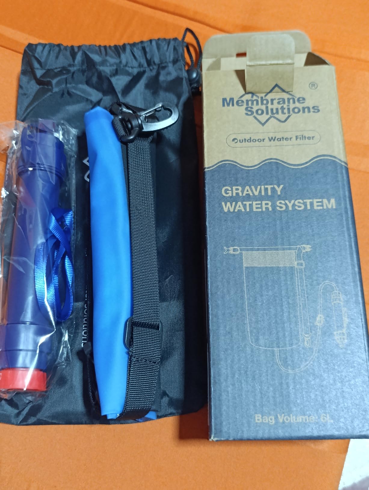 Membrane Solutions Gravity Water Filter Pro 6L, NSF/ANSI 42&372&401 Certified customer photo 2