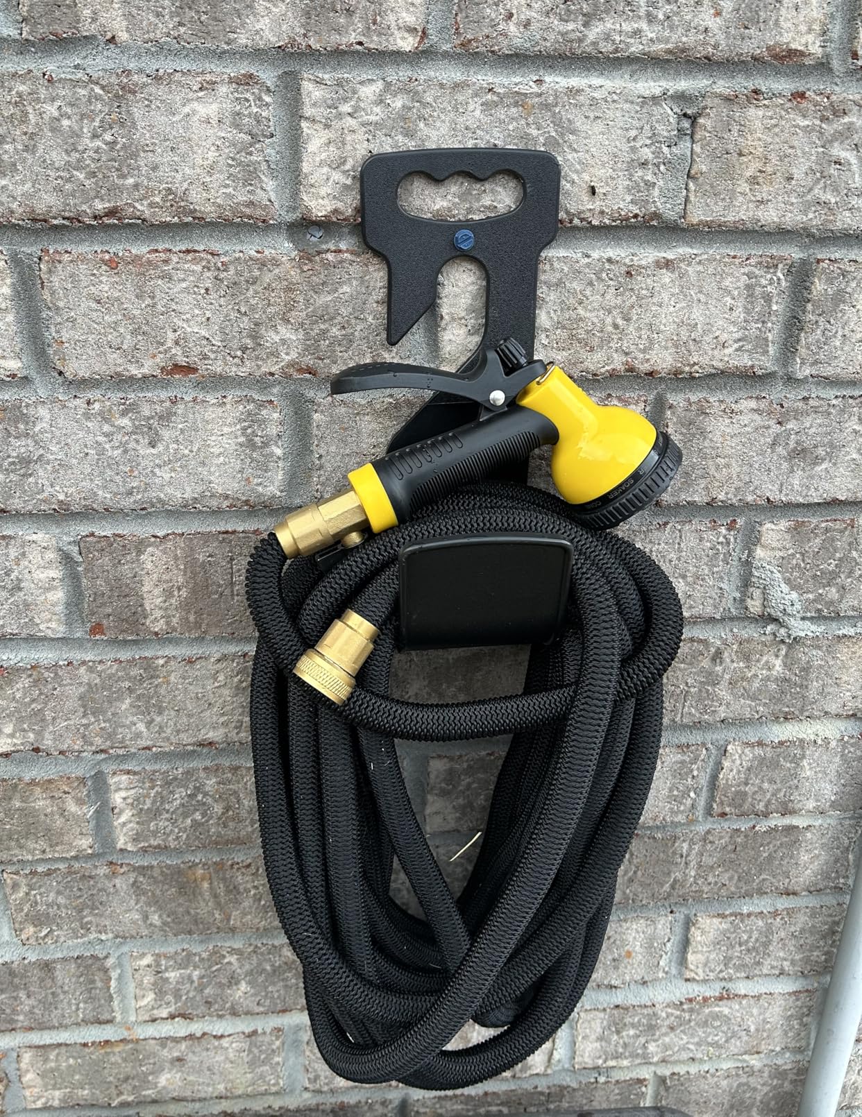 J&B XpandaHose 50ft Expandable Garden Hose - Ultra-Strong 3750D, 4-Layer Latex Core, Brass 3/4