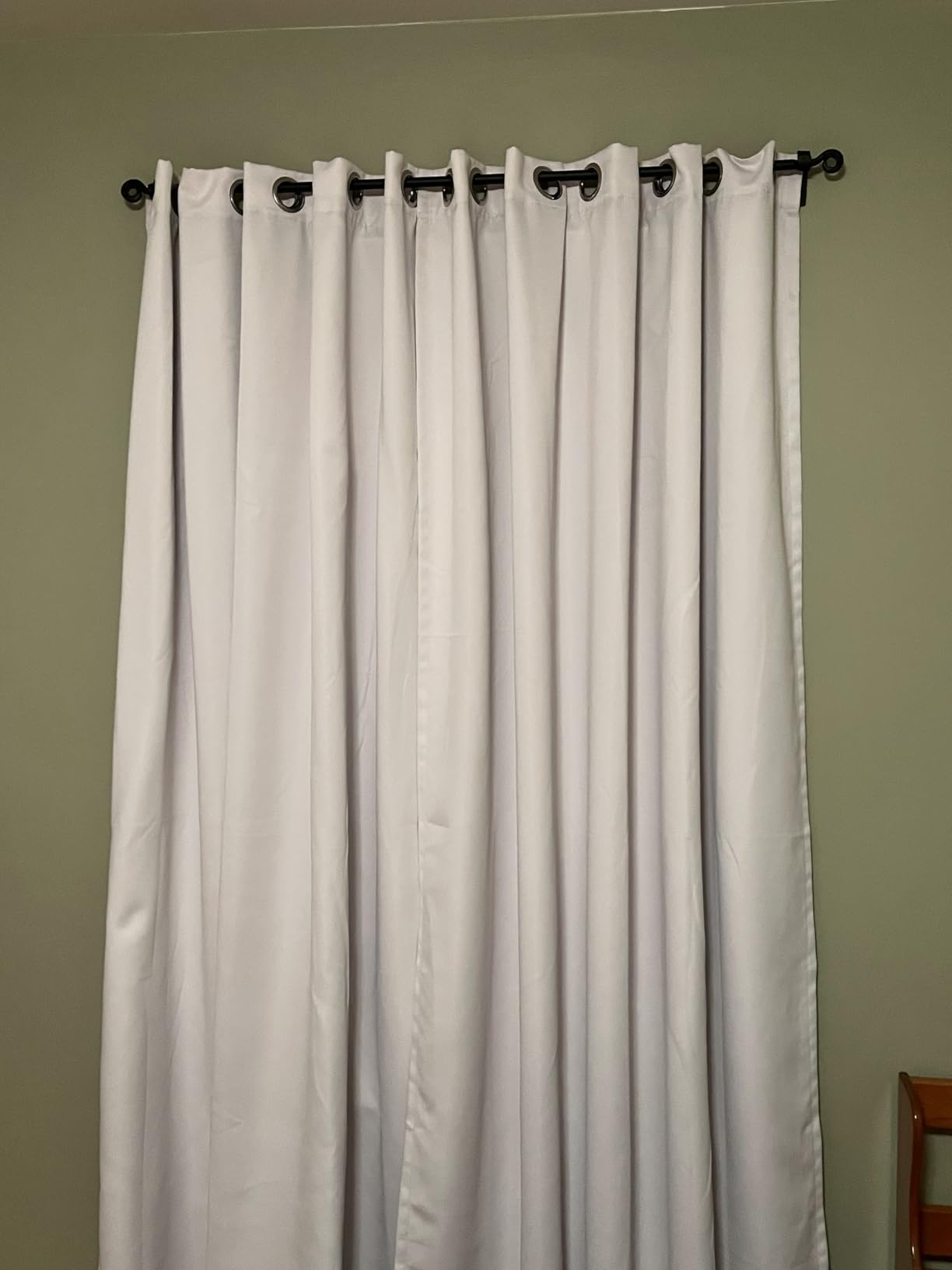 BGment Black Blackout Curtains for Bedroom - Black Out Curtains 63 Inch Long Thermal Insulated Grommet Total Room Darkening Window Drapes for Living Room, 2 Panels, 42 x 63 Inch customer photo 1