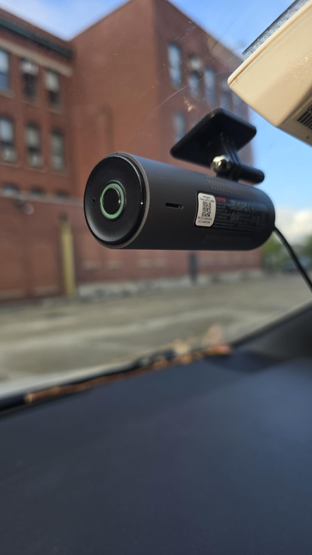 70mai Dash Cam M310, Dash Camera for Cars 1296P QHD, Smart Dash Cam Front Built in WiFi, 130° Wide-Angle FOV, WDR, Night Vision, iOS/Android Mobile App, Loop Recording, Parking Monitor, Time-Lapse customer photo 1