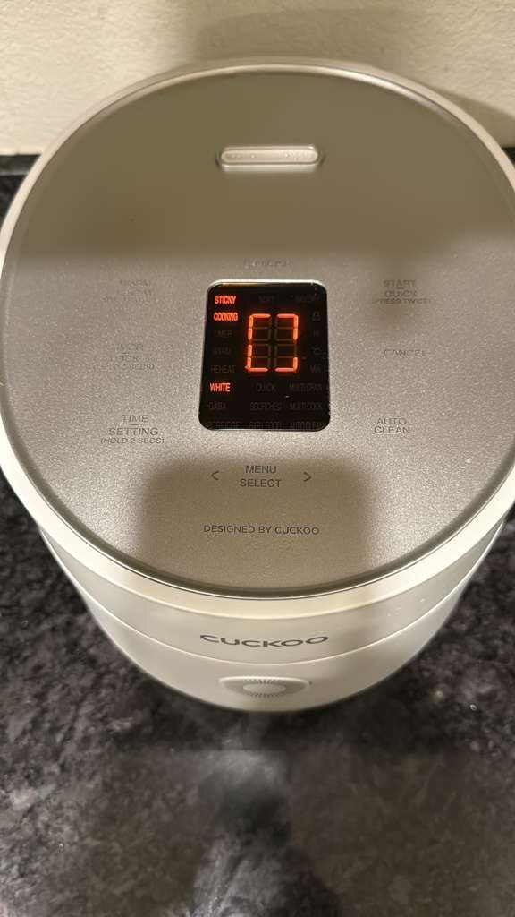 CUCKOO Micom Fuzzy Logic Rice Cooker, 12-Cup Cooked, Gray, CR-0675FG | 6-Cup Uncooked Capacity, Nonstick Inner Pot, 10 Cooking Modes, Quick White Rice in 28-36 Minutes, Auto Clean customer photo 2