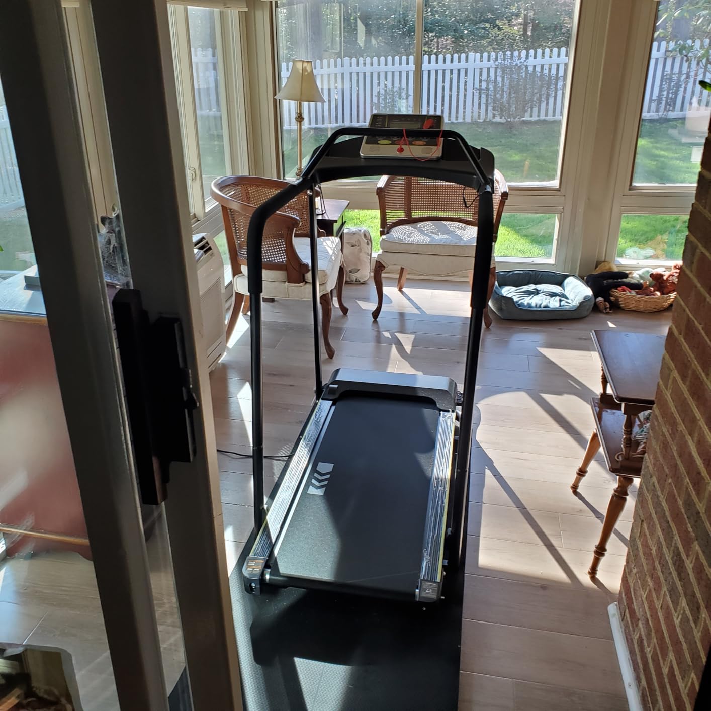 Redliro Walking Treadmill for Seniors with Long Handrails for Home customer photo 2