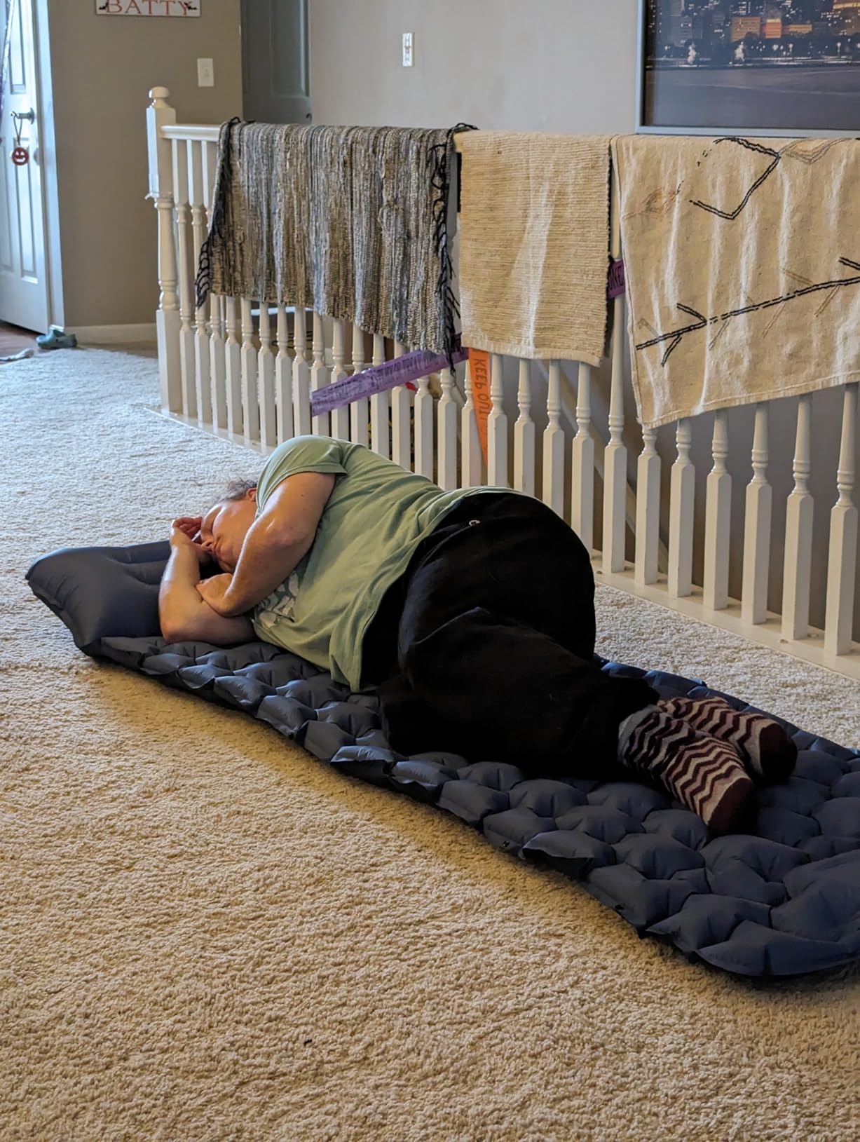 HiiPeak Sleeping Pad for Camping - Ultralight Inflatable Sleeping Mat with Built-in Foot Pump & Pillow, Upgraded Compact Camping Air Mattress for Tent, Backpacking, Hiking customer photo 2