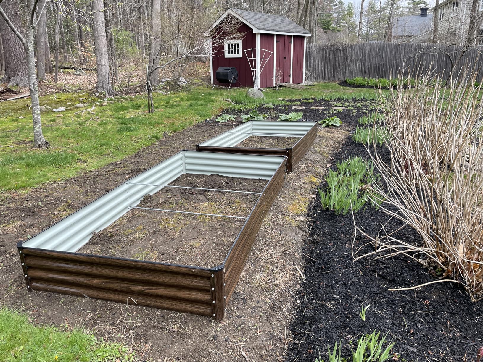 SnugNiture Galvanized Raised Garden Bed 8x4x2FT Outdoor Large Metal Planter Box Steel Kit for Planting Vegetables, Flowers customer photo 1