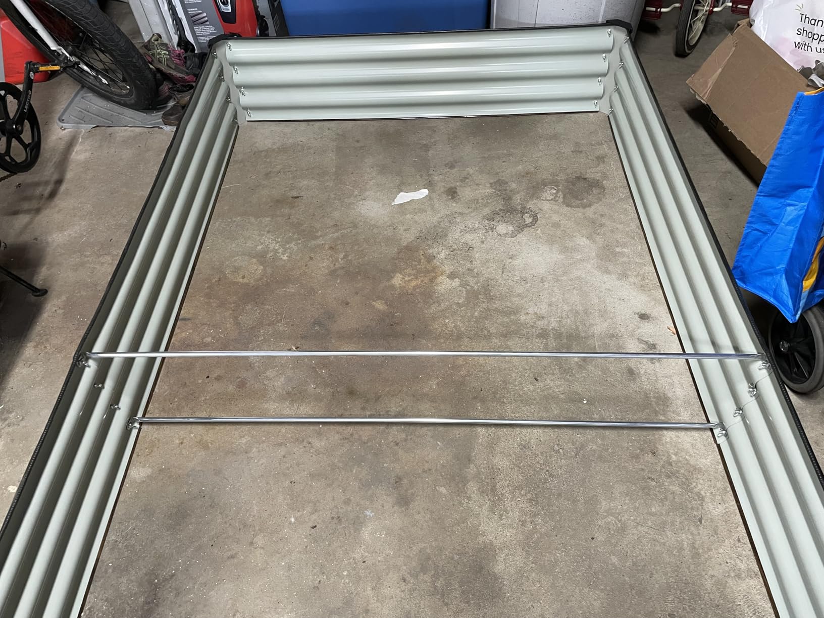 SnugNiture Galvanized Raised Garden Bed 8x4x2FT Outdoor Large Metal Planter Box Steel Kit for Planting Vegetables, Flowers customer photo 2