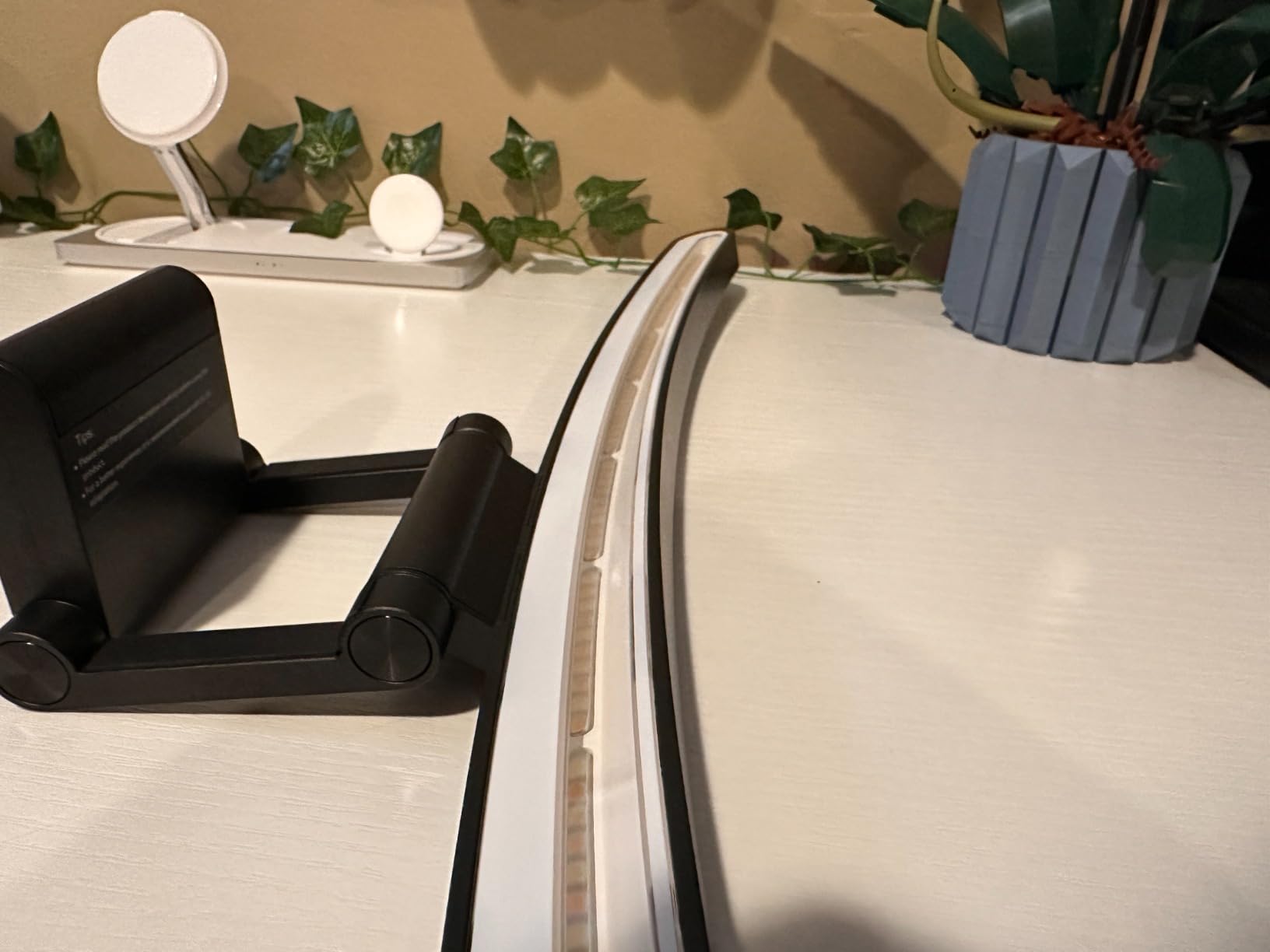 ONWAY Curved Monitor Light Bar with Wireless Remote,Monitor Auto-Dimming and Camera Base,Applicable to All Screens. No Screen Glare,for Home Office customer photo 2