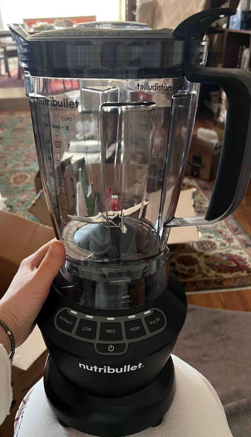 nutribullet® Full-Size Blender Combo, 1200W, Dark Gray, NBF50500 customer photo 1