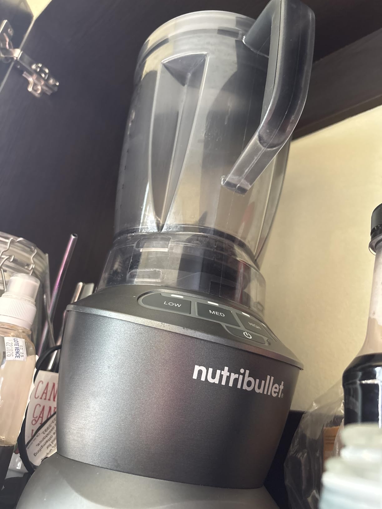 nutribullet® Full-Size Blender Combo, 1200W, Dark Gray, NBF50500 customer photo 2
