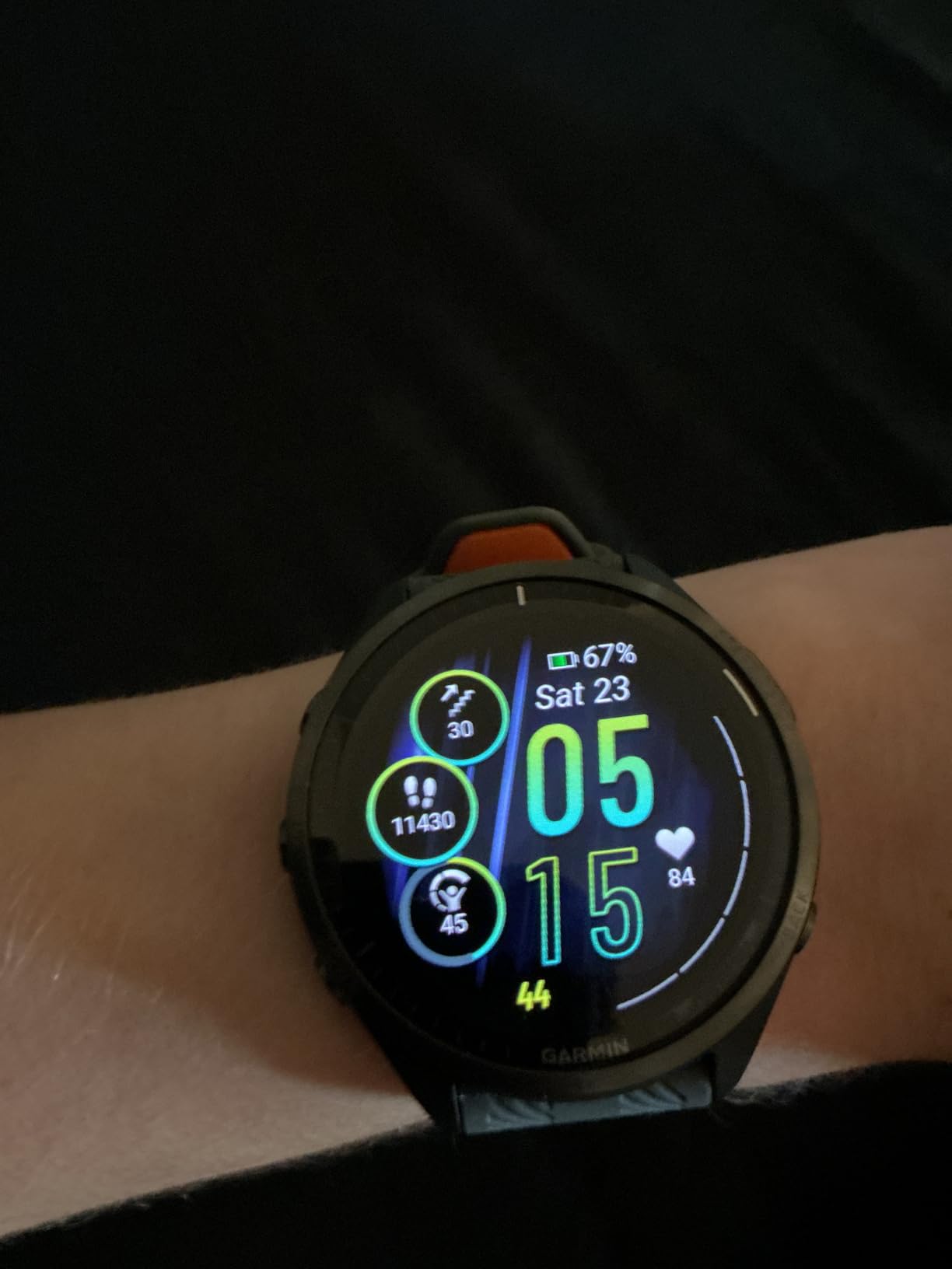 Garmin Forerunner 965 Running Smartwatch, Colorful AMOLED Display, Training Metrics and Recovery Insights, Black and Powder Gray, 010-02809-00 customer photo 1