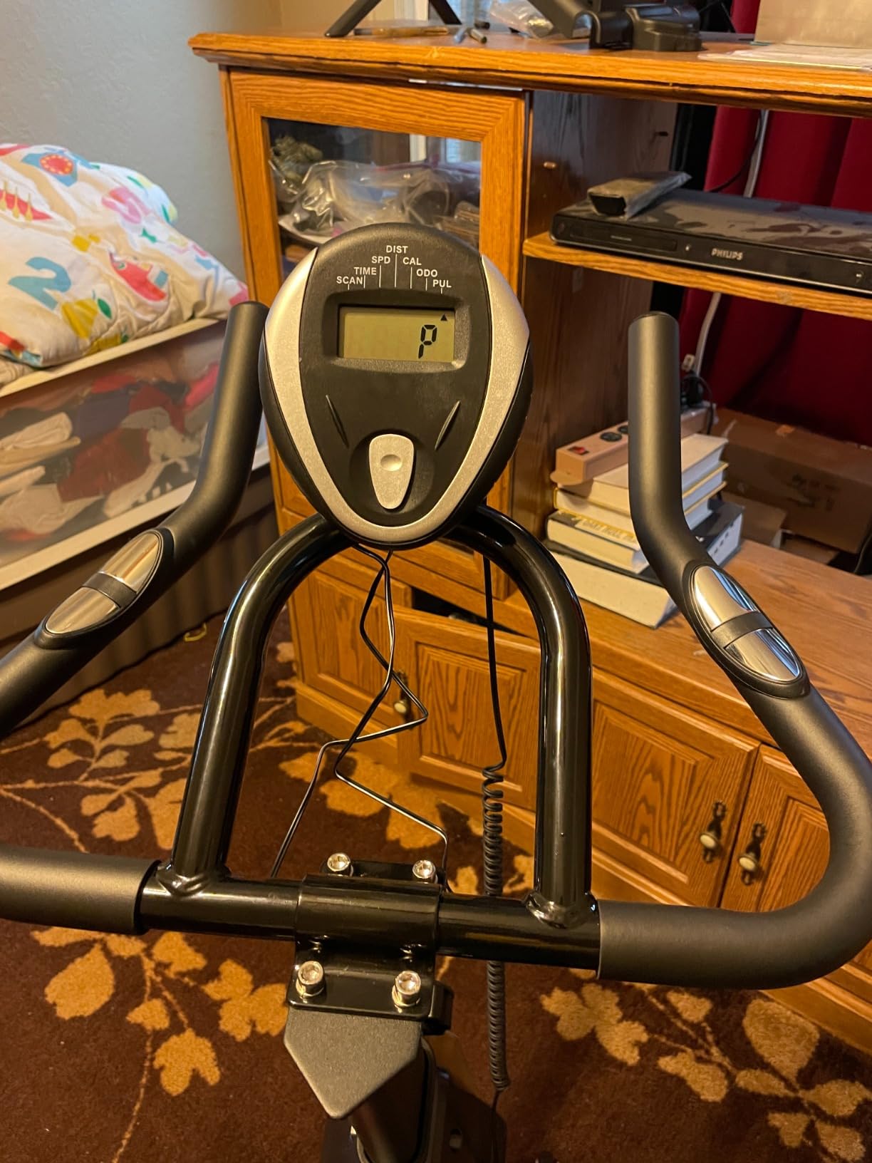 YOSUDA Exercise Bike, Magnetic Friction Stationary Bike with App Training customer photo 1