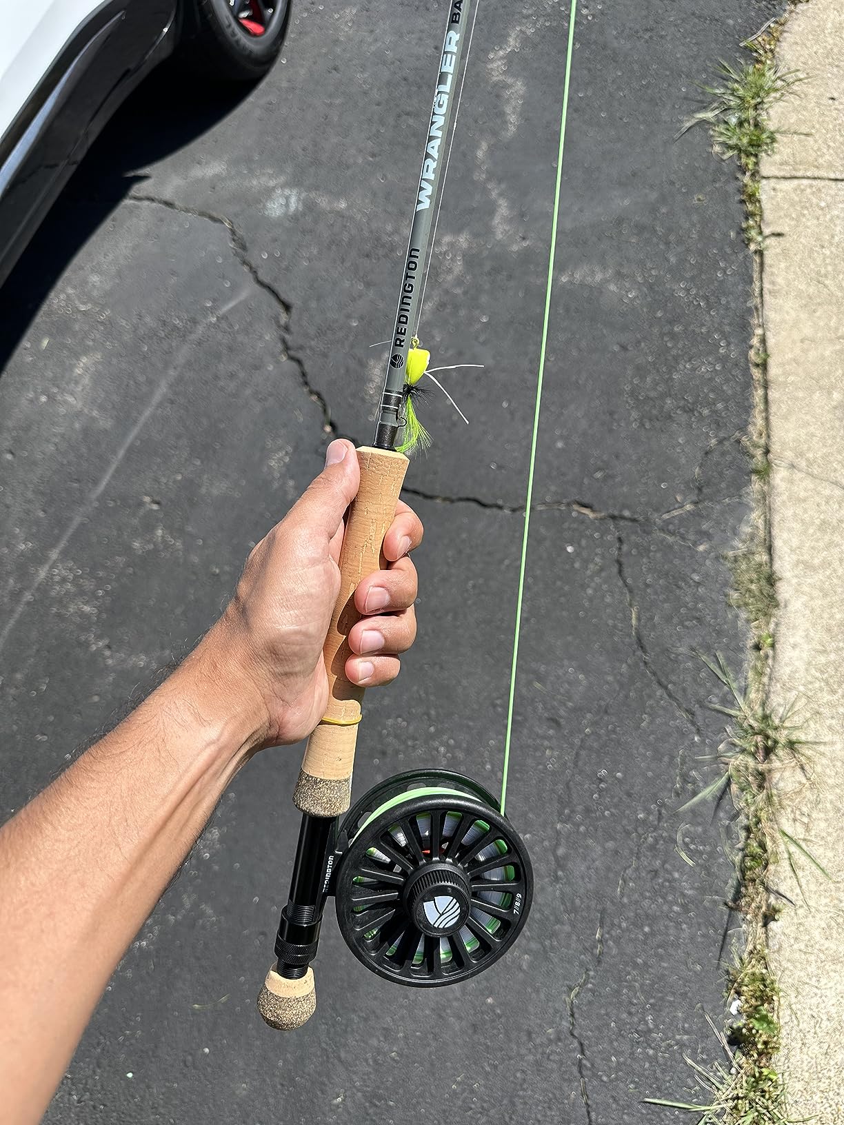 Redington Wrangler Fly Fishing Kit, Medium Fast Action Rod, Crosswater Reel, Fly Line, Leader, & Carrying Case customer photo 1