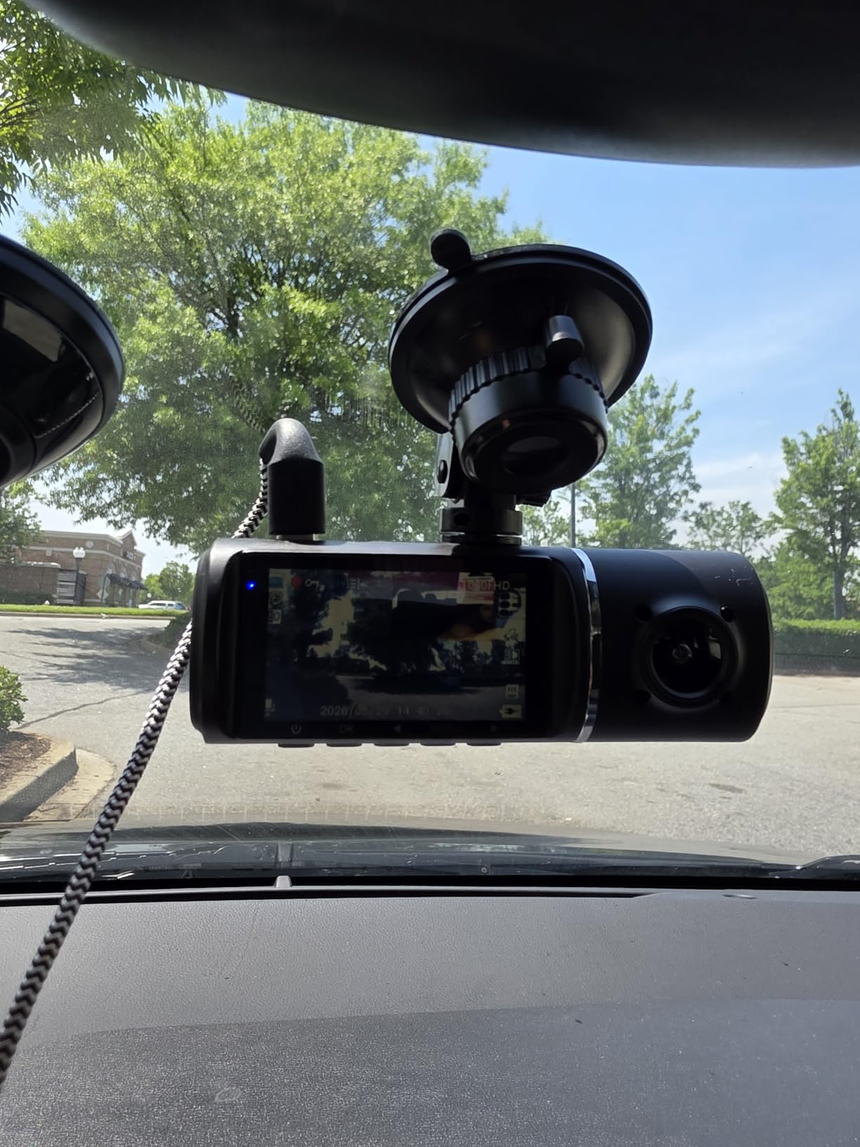 Dash Cam Front and Rear, 1080P Dash Camera for Cars, 3 Channel Car Camera Front Rear and Inside with 32GB Card, Loop Recording, Night Vision, HDR, 24Hr Parking, G-Sensor customer photo 1
