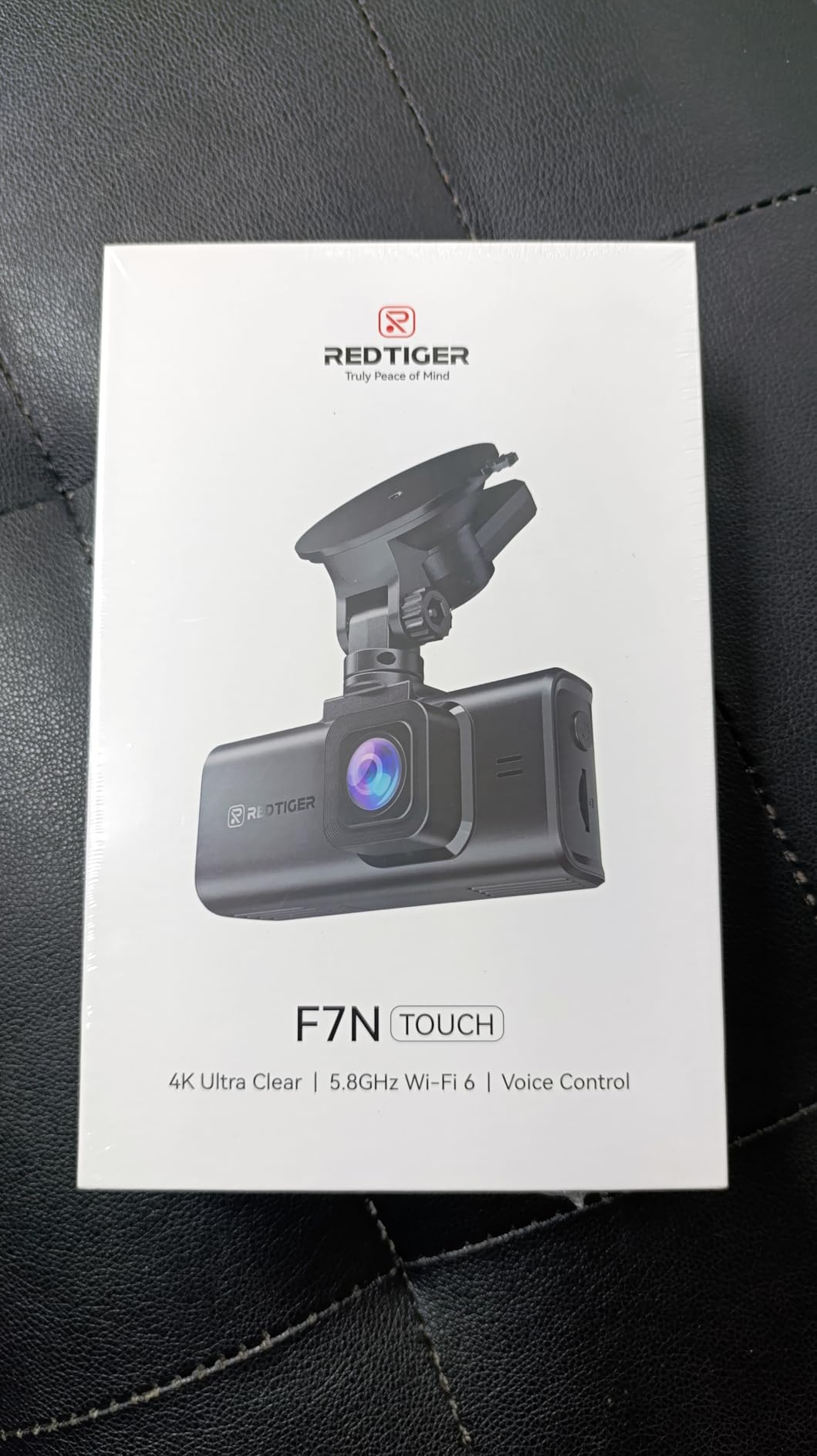REDTIGER 4K STARVIS 2 Dash Cam Front and Rear, 5GHz WiFi 20MB/s Download, 128GB Card Included, Voice Control, Dash Camera for Cars with 3.18