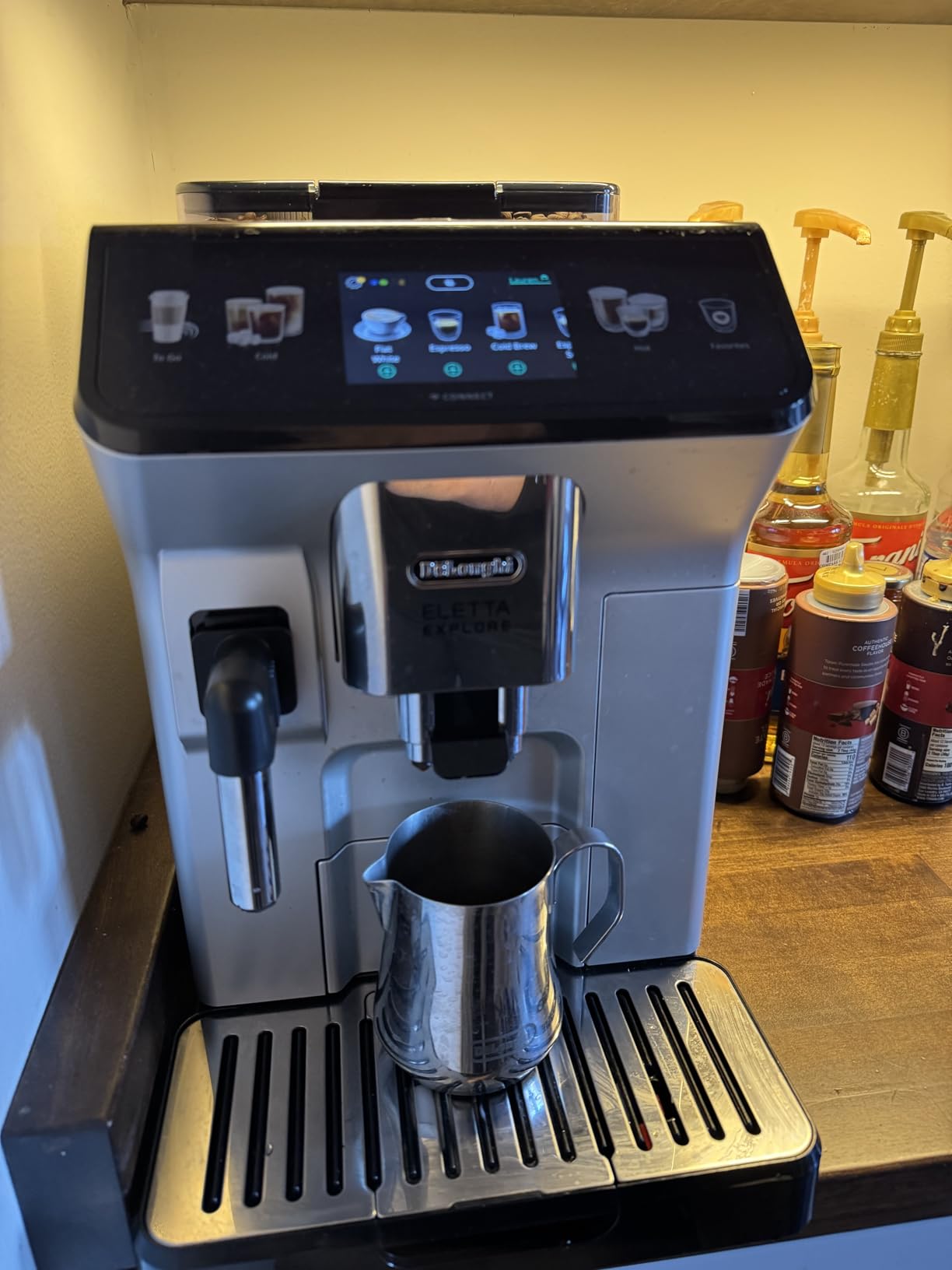 De'Longhi Eletta Explore Espresso Machine with Coffee Grinder, Milk Frother customer photo 1