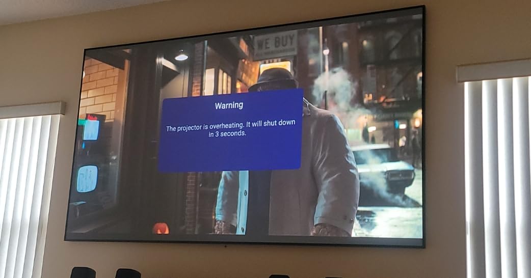 NexiGo Aurora Pro, Ultra Short Throw 4K Tri-Color Laser Projector, 2400 Lumens, Screen Adoption, Dynamic Laser Dimming, Dolby Vision & Atmos, HDR10+, HLG, Active 3D, 60W Speakers, UST TV customer photo 1