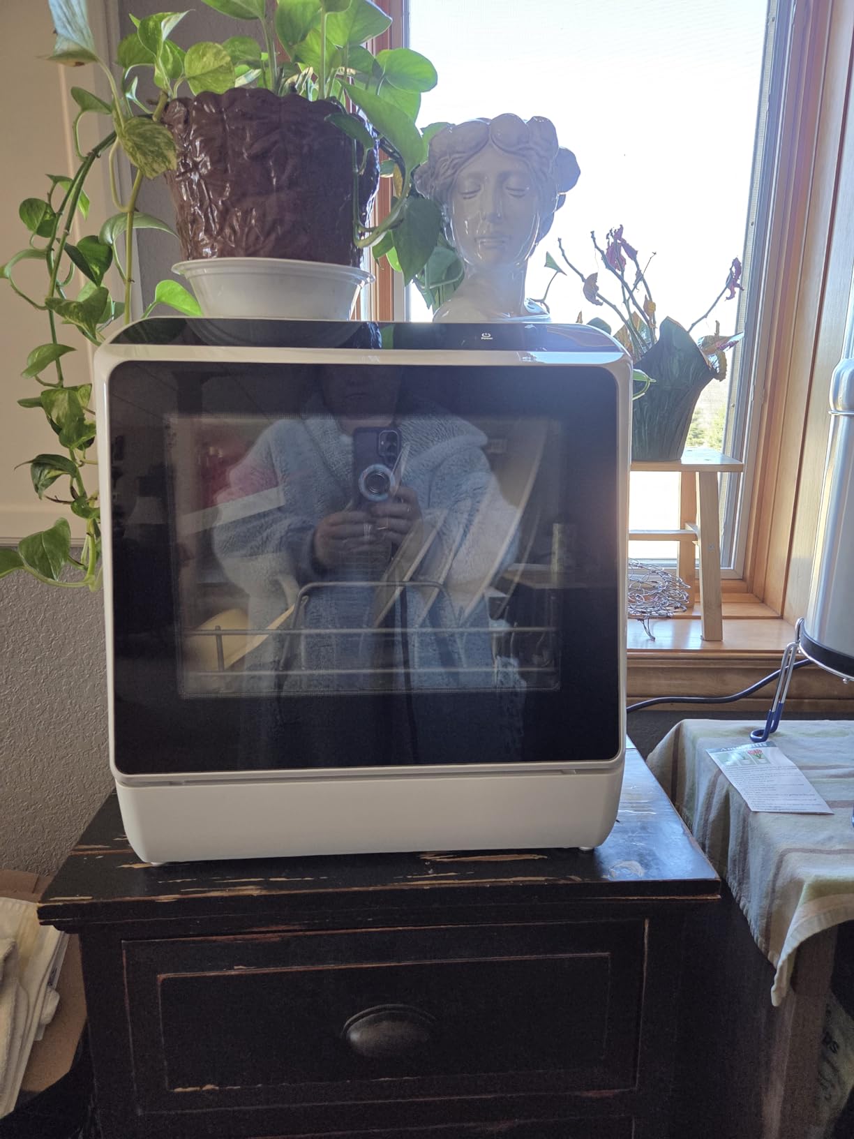 EUHOMY Countertop Dishwasher Portable, 6 Programs with 40 dB, No Hookup customer photo 2