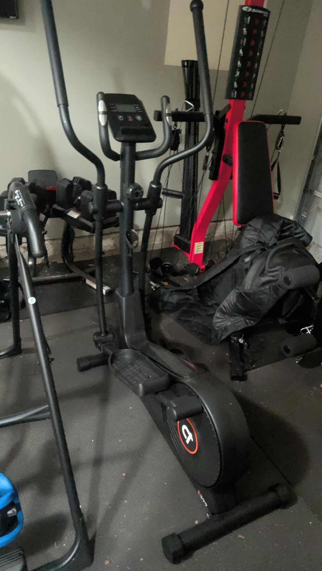 pooboo Elliptical Machine, Elliptical Exercise Machine with 16-Level Resistance&Quiet Magnetic Driving System, Elliptical Machine for Home with LCD Monitor&15.5-17IN Stride, 350LBS Weight Capacity customer photo 2