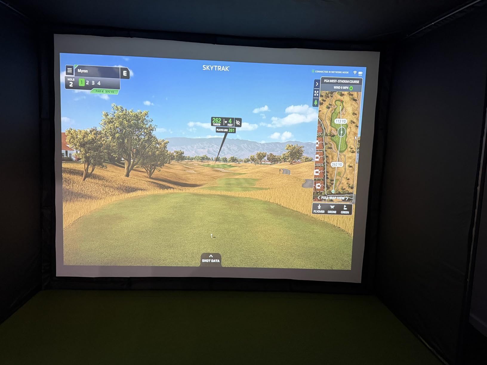 GoSports Golf Simulator Enclosure Nets - Complete Set with Frame and HD Impact Screen Kit - Indoor At Home Golf Training Equipment customer photo 2