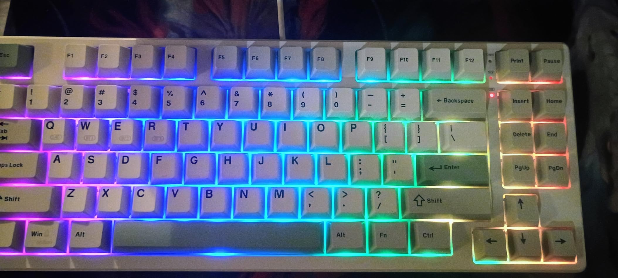 Kisnt KN85 Wireless Mechanical Keyboard, 75% Layout, Bluetooth/2.4GHz/USB-C, Custom RGB Backlit, Hot-Swappable Linear Switch, Creamy Sound for Gaming/Typing (Retro Beige) customer photo 2