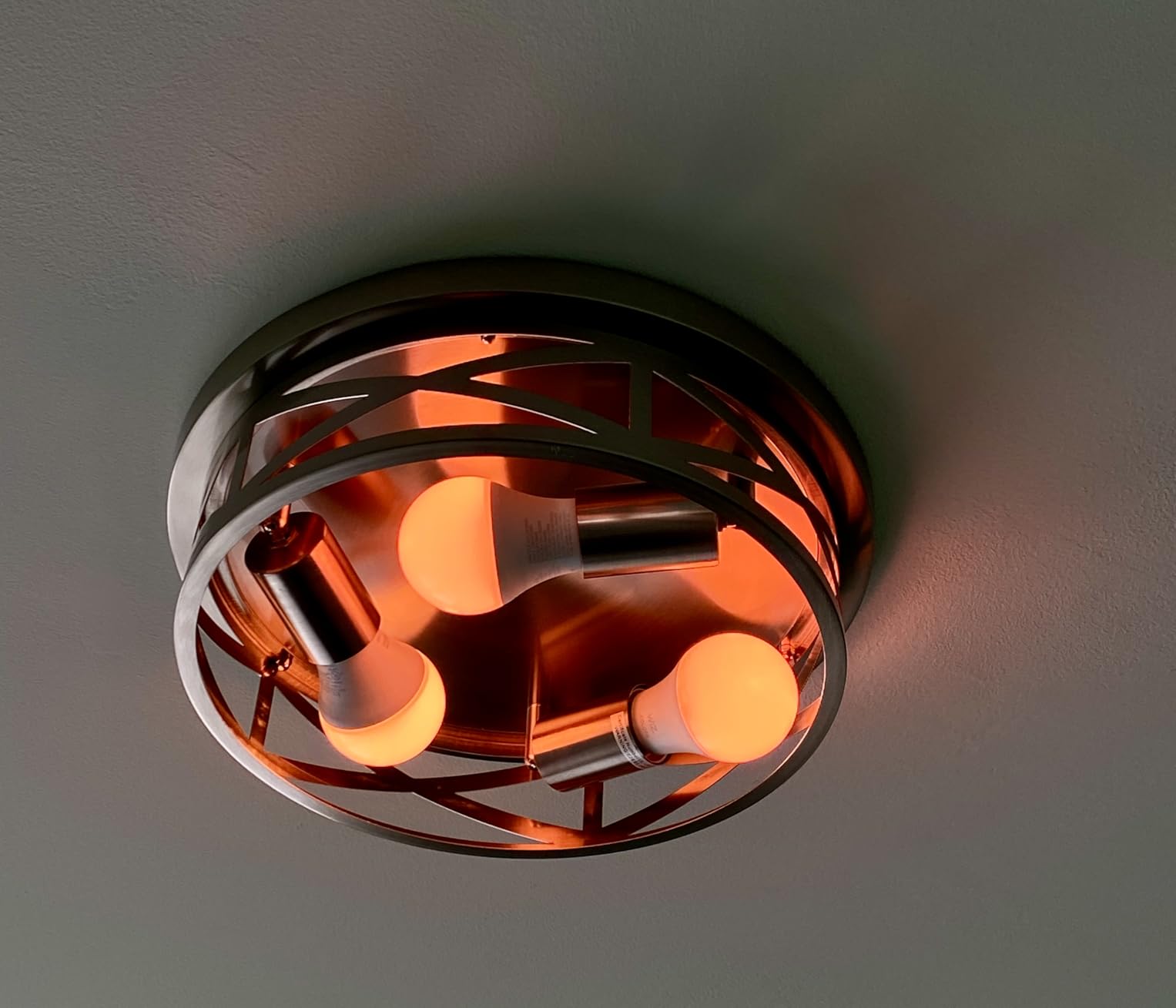 WiZ Connected LED Smart Light Bulbs, Sunset to Sunrise Automation + Motion Detection + Control with Voice or App, Full Color A19 60W 800LM E26 Indoor, Matter Compatible - 1 Pack customer photo 2