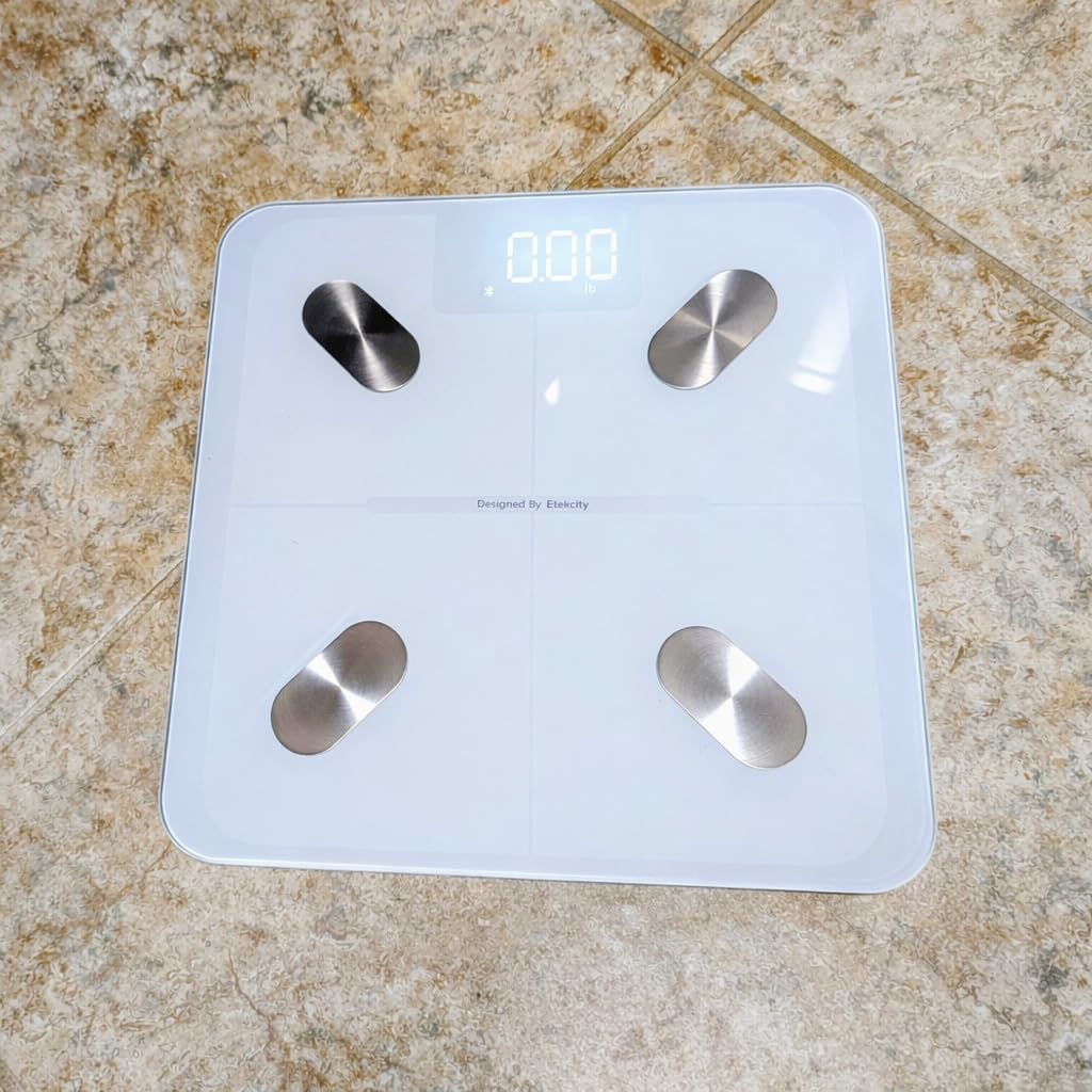 Etekcity Upgraded Smart Scale for Body Weight, FSA&HSA Eligible, Bathroom Digital Scale with BMI, Body Fat, Muscle Mass, 13 Metrics with a Large Display, Support Offline Mode and Apps Connection customer photo 2