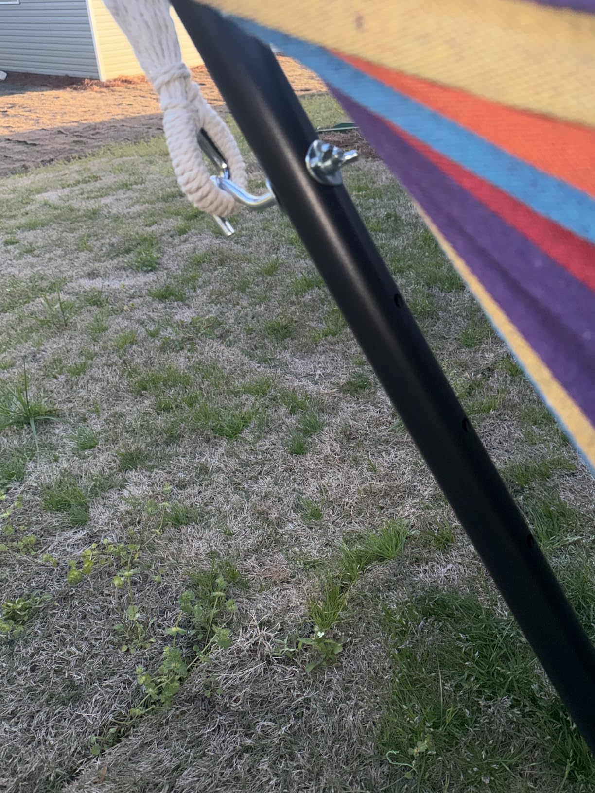 GAFETE Double Hammocks with Stand for Outside, Max 600lbs, (Classic Red) customer photo 1
