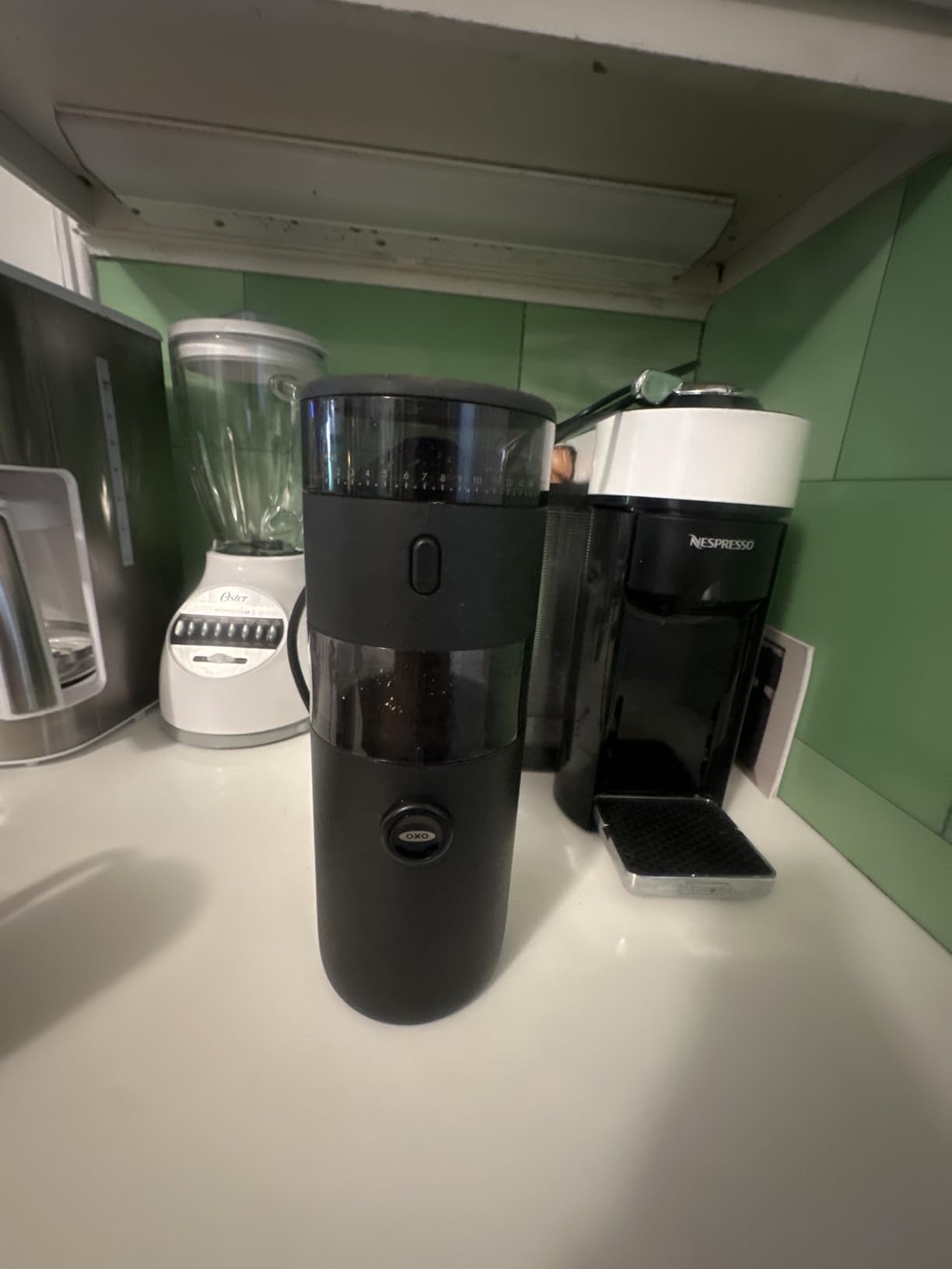 OXO Brew Compact Conical Burr Electric Coffee Bean Grinder - 50g Capacity customer photo 1