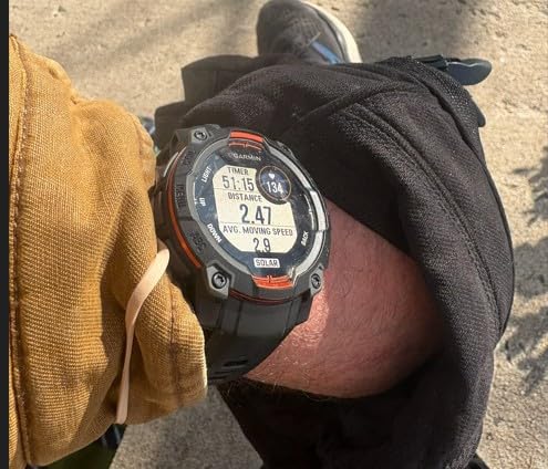 Garmin Instinct 3 Solar, Rugged GPS Smartwatch, 45mm, Black | Solar Charging, Rugged Design, Built-In Flashlight customer photo 1