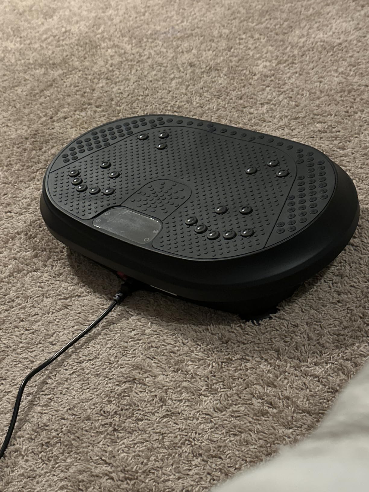 Vibration Plate Exercise Machine, Vibrating Fitness Platform for Lymphatic Drainage, Full Body Shaker Workout Equipment, Bluetooth Power Shaping Vibrate Plate, Board Sport for Home Exercise Gym customer photo 2