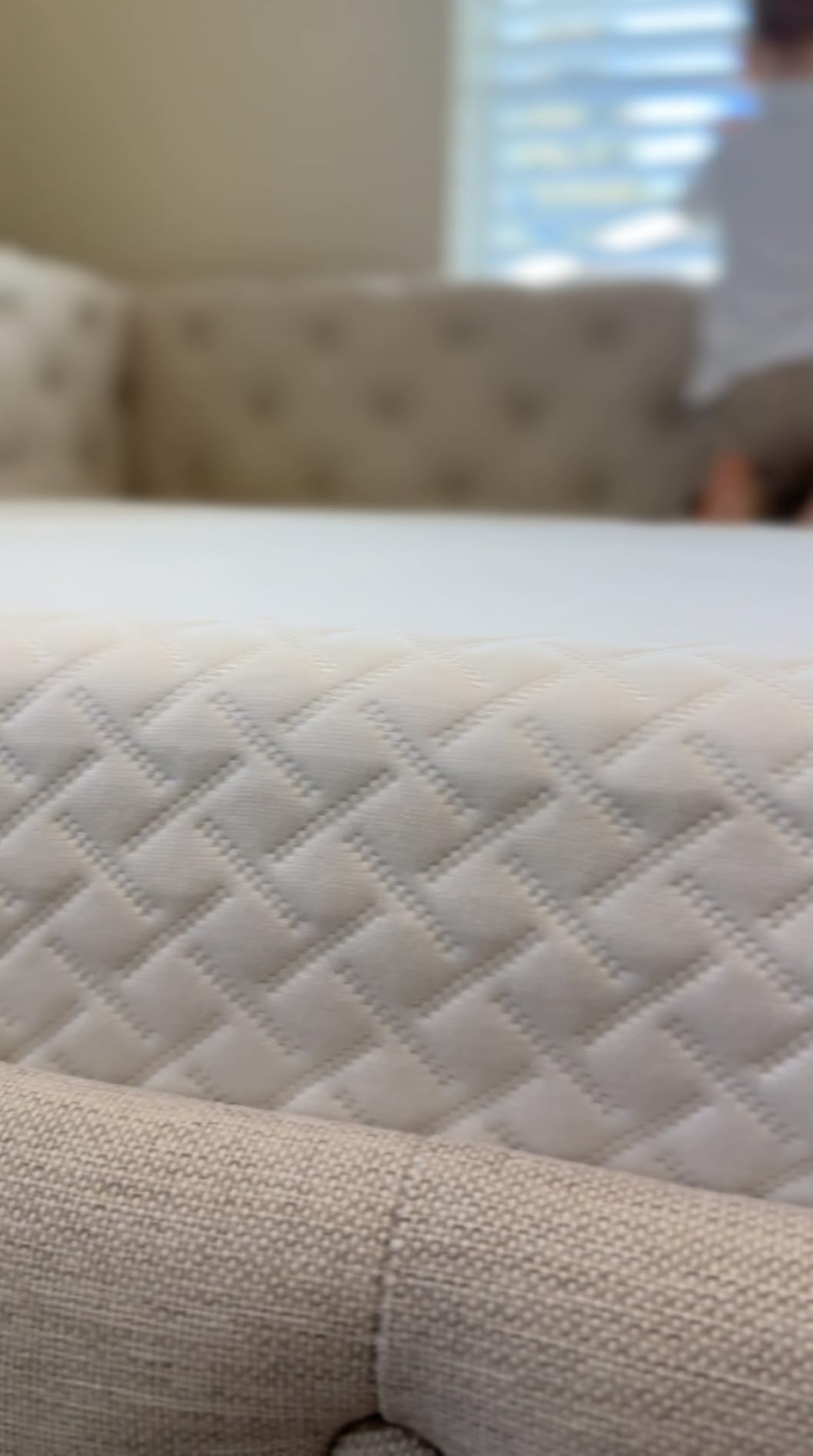 EGOHOME Queen Mattress 12 Inch, Green Tea Memory Foam Mattress, Medium Firm | Bed Mattress in A Box, Cooling Green Tea Gel, Pressure Relief, CertiPUR-US Certified, Fiberglass Free, 80''L x 60''W, White customer photo 2