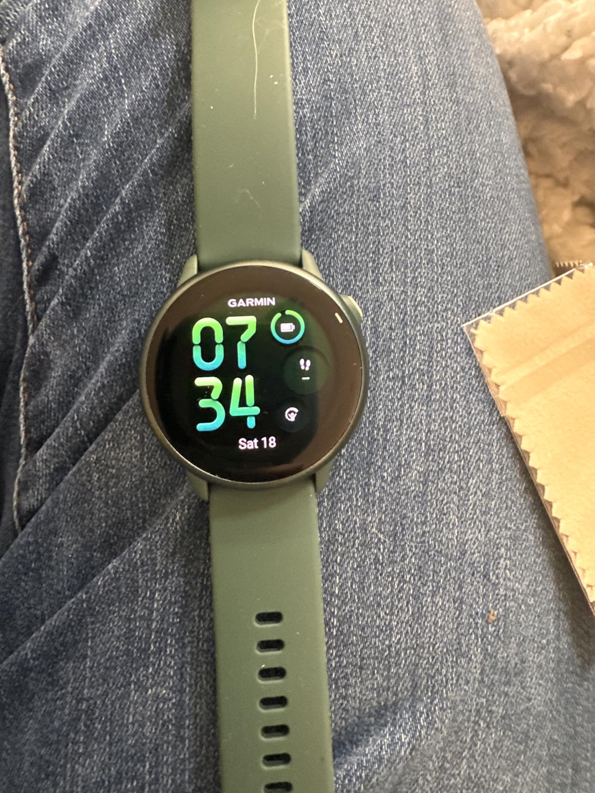 Garmin vívoactive 6, Health & Fitness GPS Smartwatch, 42mm, Slate | 24/7 Health Monitoring, Built-In Sports Apps, Sleep Coach, Body Battery Energy Monitoring, Daily Suggested Workouts customer photo 2