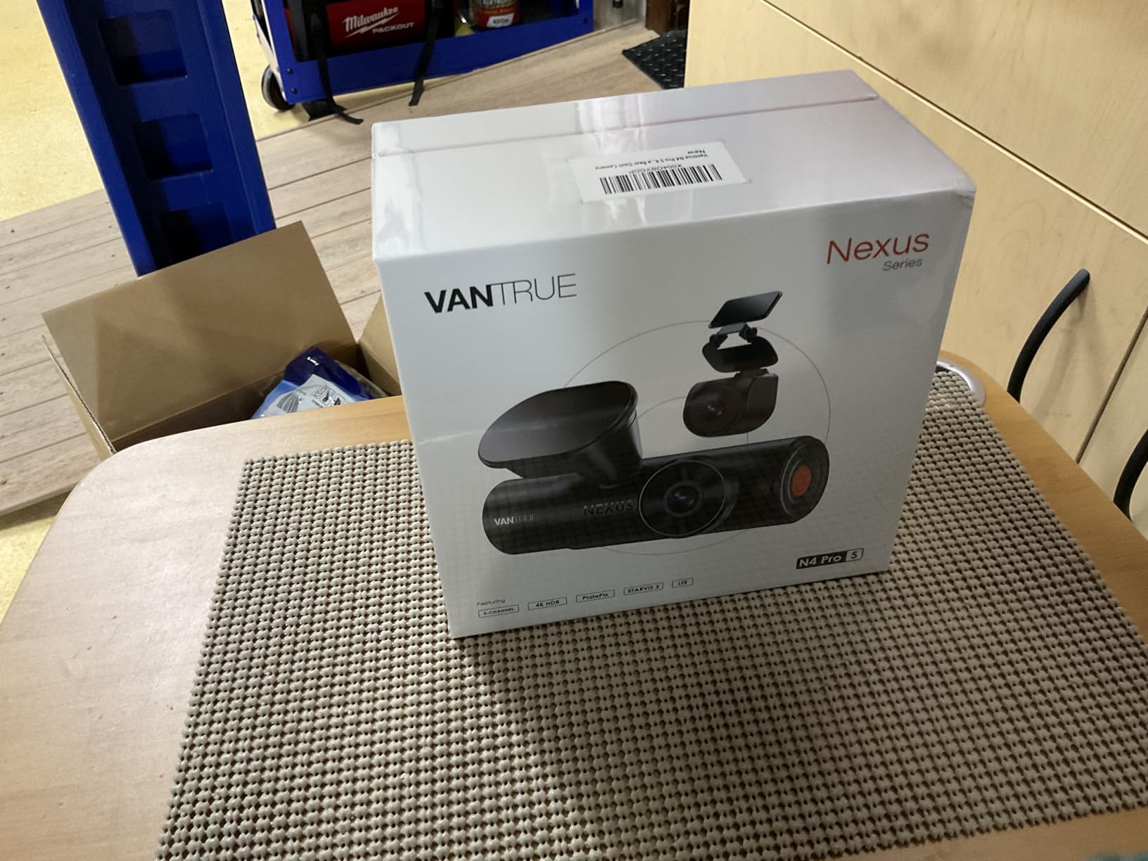 Vantrue N4 Pro S 4K 3 Channel Dash Cam for Truck, 4K+1080P+2.5K Front Inside Rear Camera, Triple STARVIS 2 HDR IR Night Vision, IP67, Voice Control, Parking Mode, GPS, Wi-Fi, Support 1TB (RC09) customer photo 1