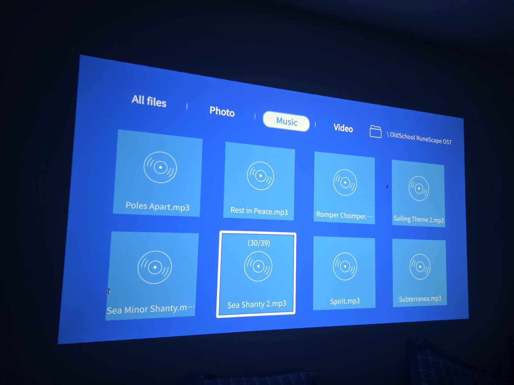 Built-in Apps/4K Support Smart Outdoor Projector with WiFi and Bluetooth, Movie Projector, Dolby Audio with Dual Speaker, Auto Focus w/ YouTube&PrimeVideo Proyector, Upgrad P62 Pro customer photo 2