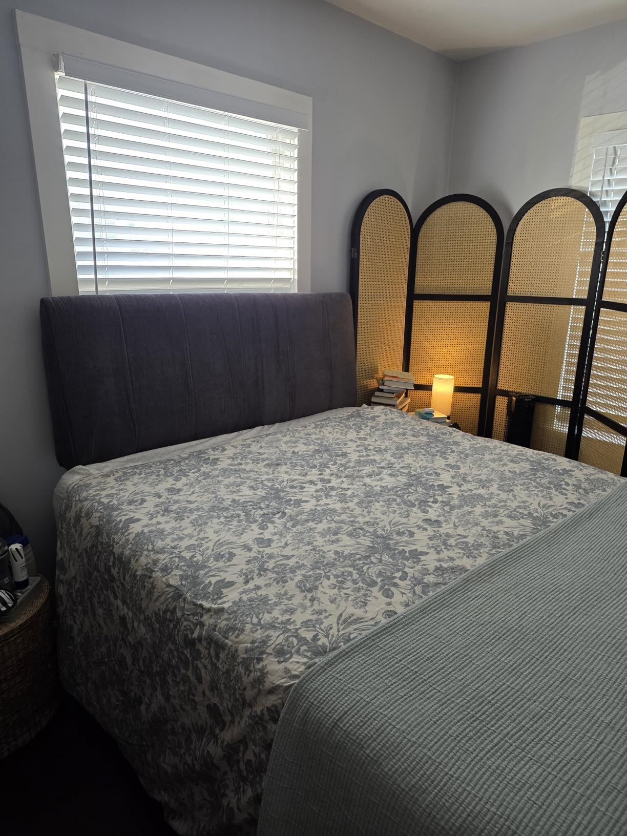 King Size Headboard Only-No Assembly Required, Beige customer photo 2